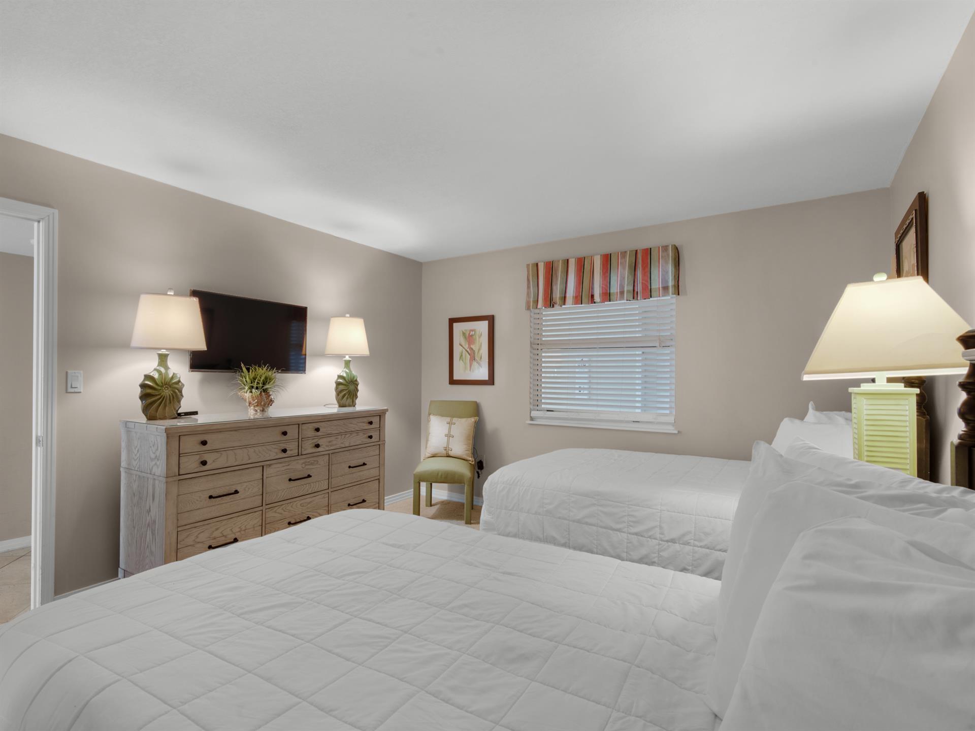 Gulfside Flat Screen TV in Bedroom 2