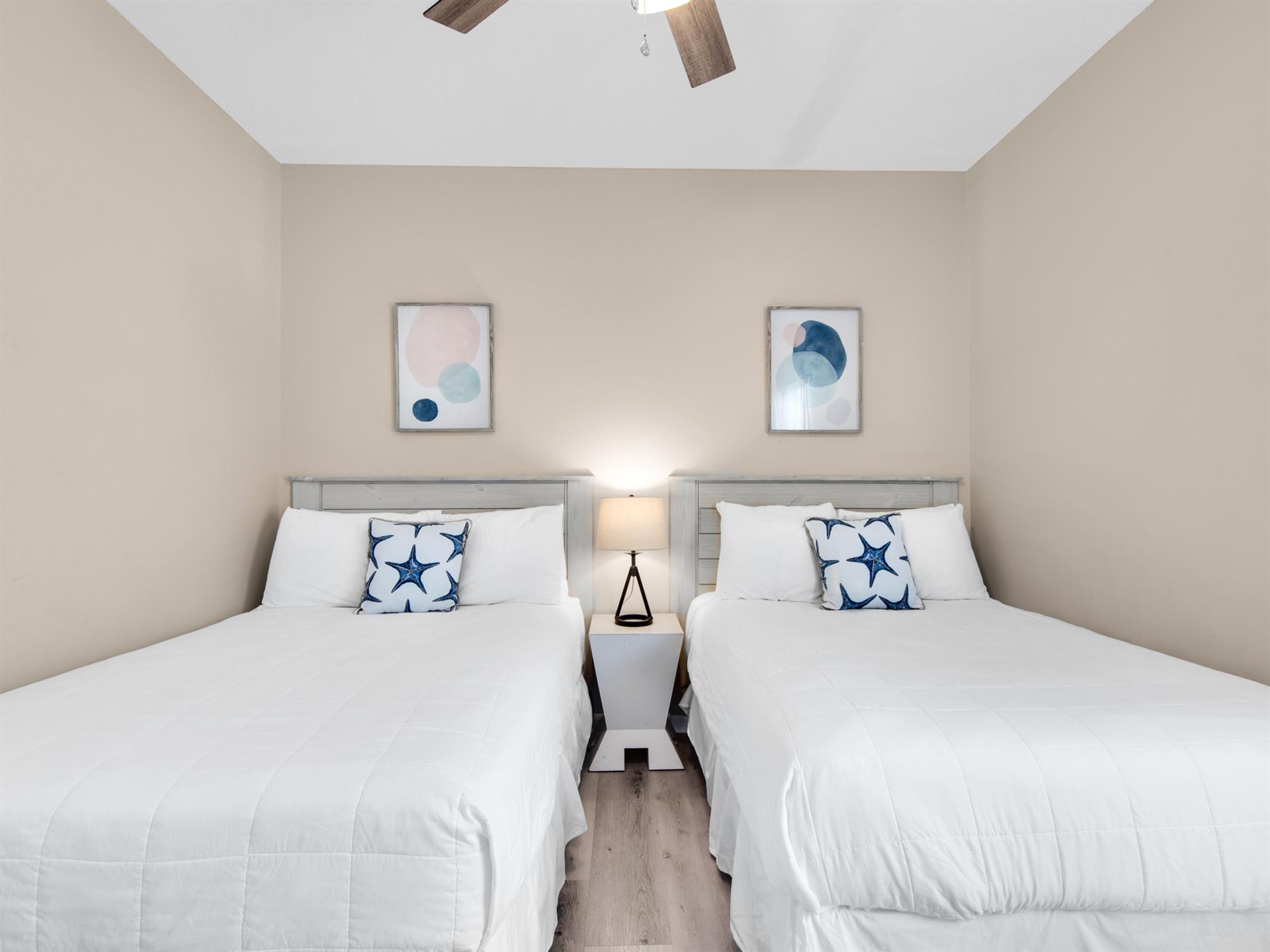 Bedroom 2 with 2 full beds