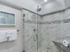 Spacious Walk in Shower in Bathroom 1