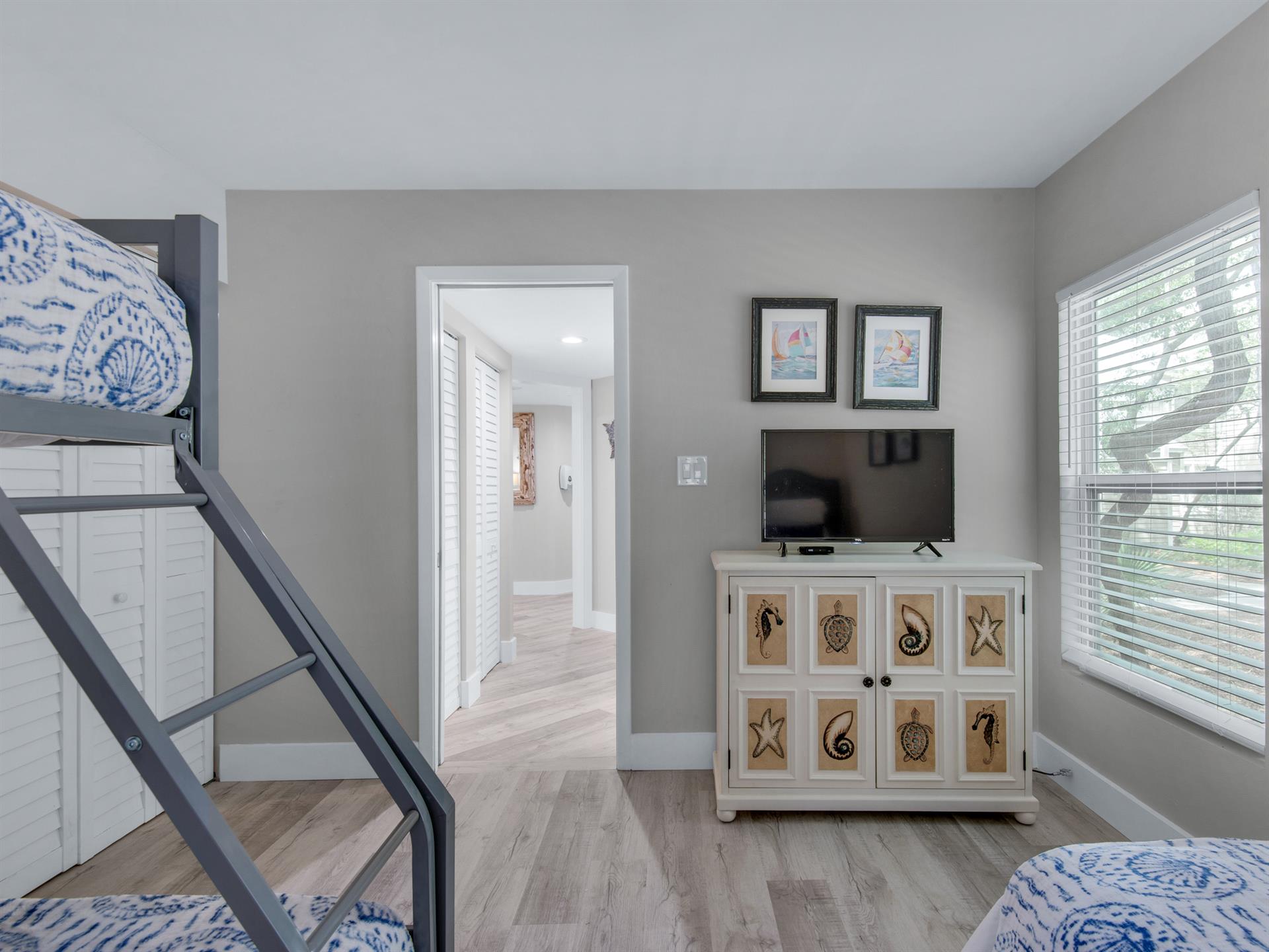 Flat Screen T. V. in Bedroom 2