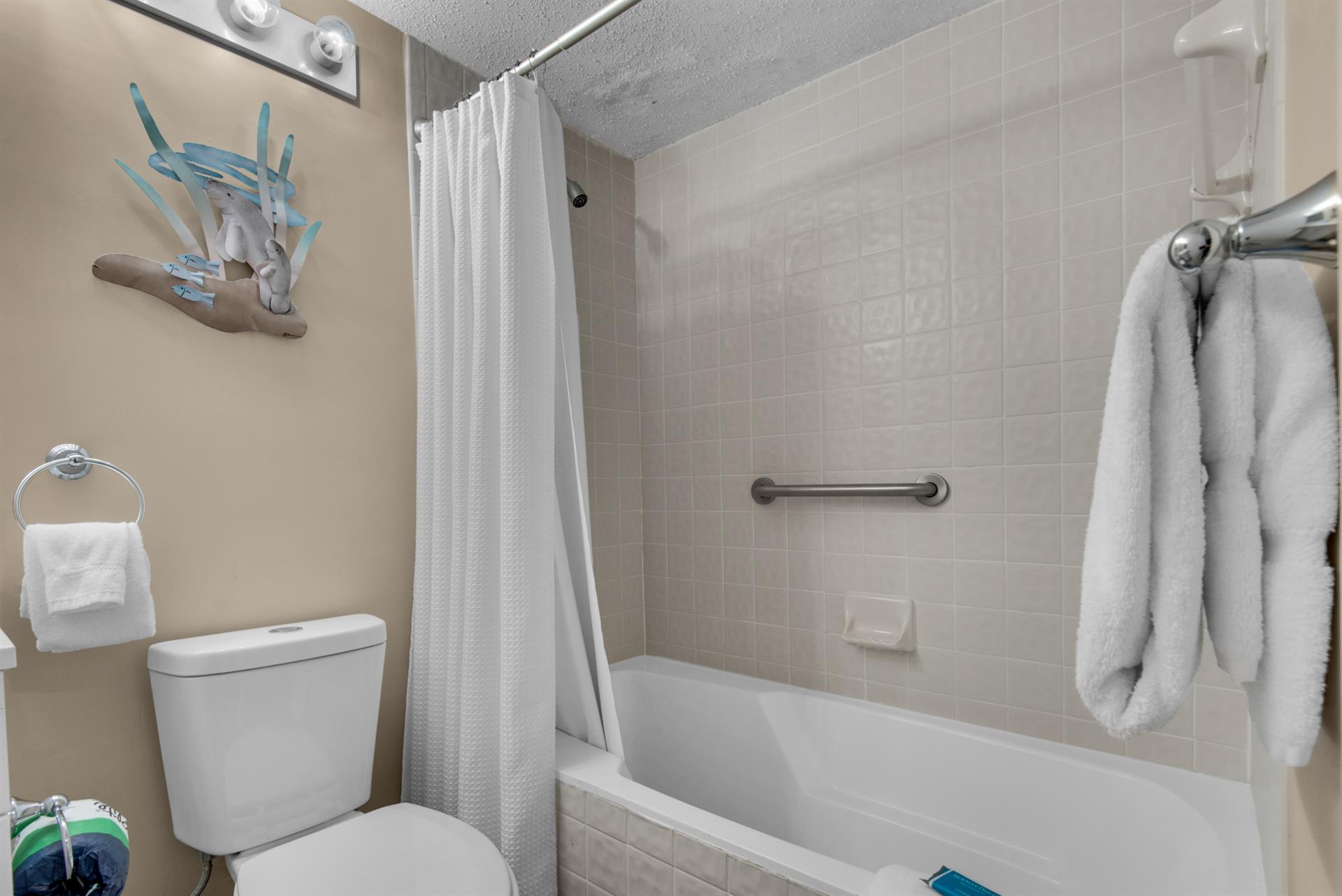 Shower  Tub Combo in Bathroom 2