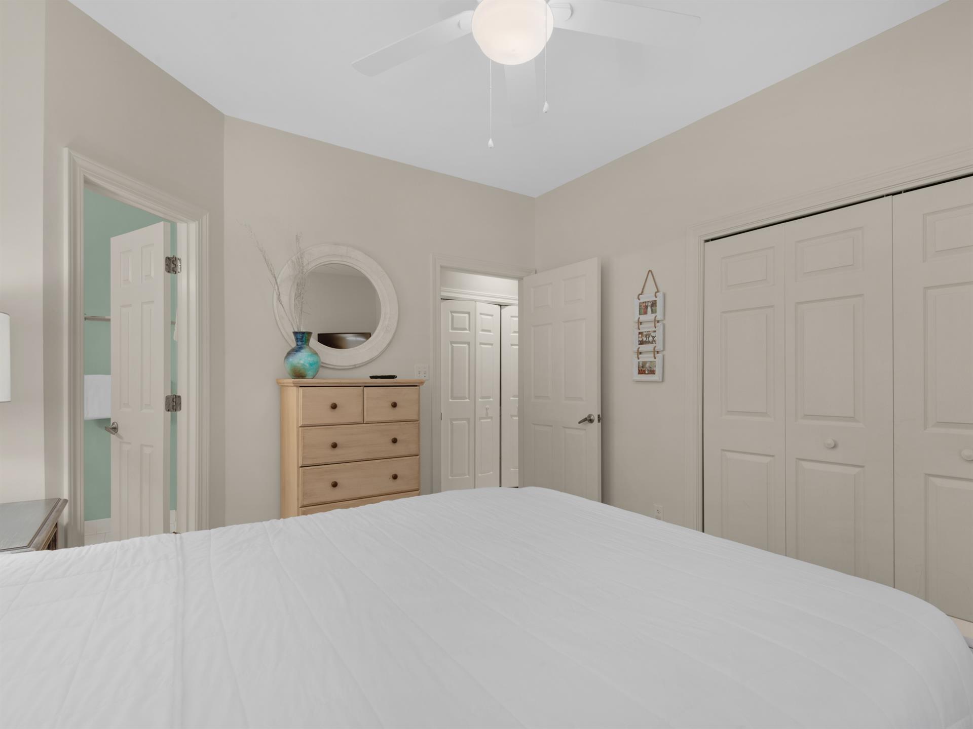 Bedroom 2 with Queen Bed and Adjoining Bath