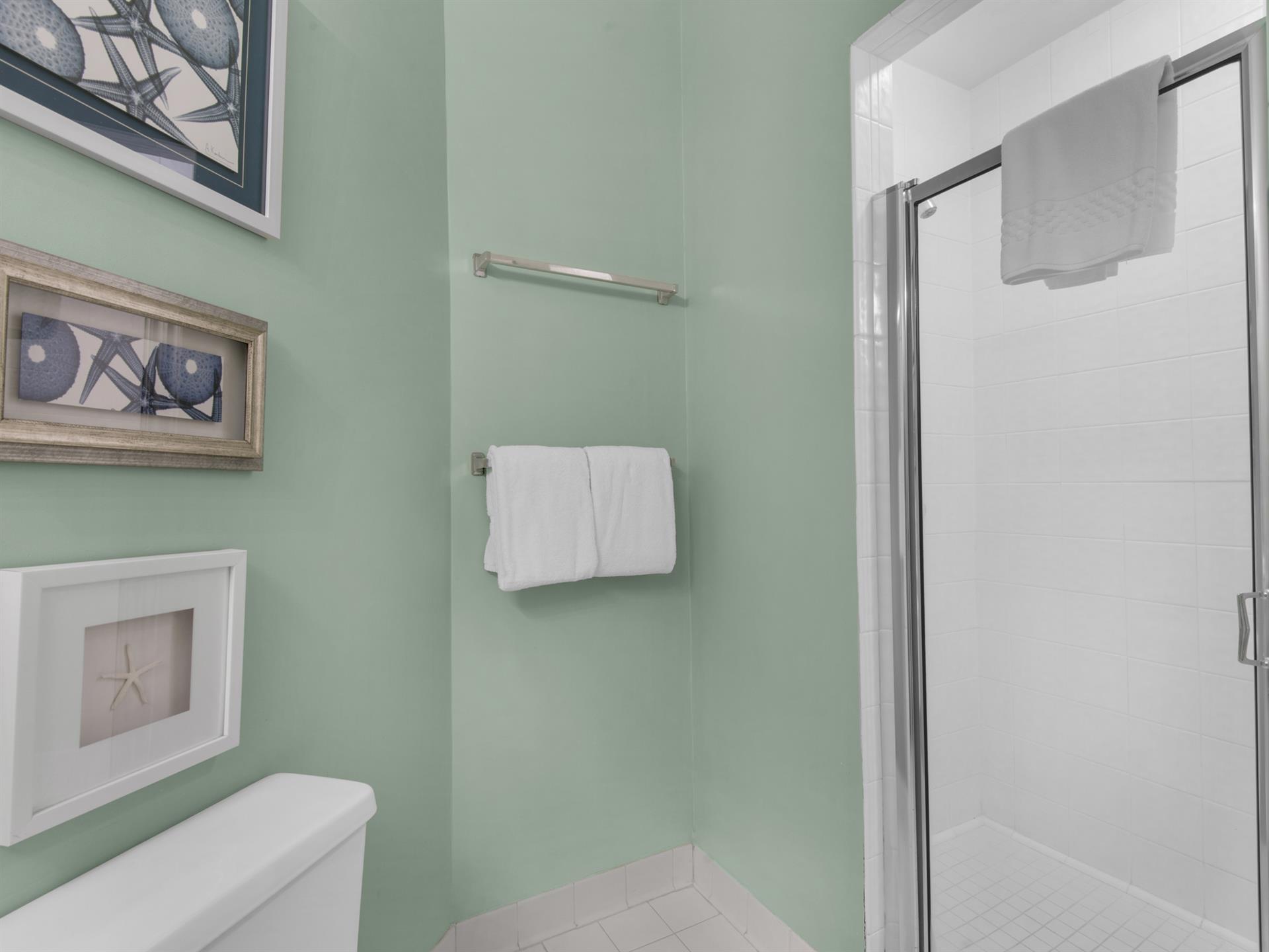 Walk in Shower in Adjoining Bathroom 2