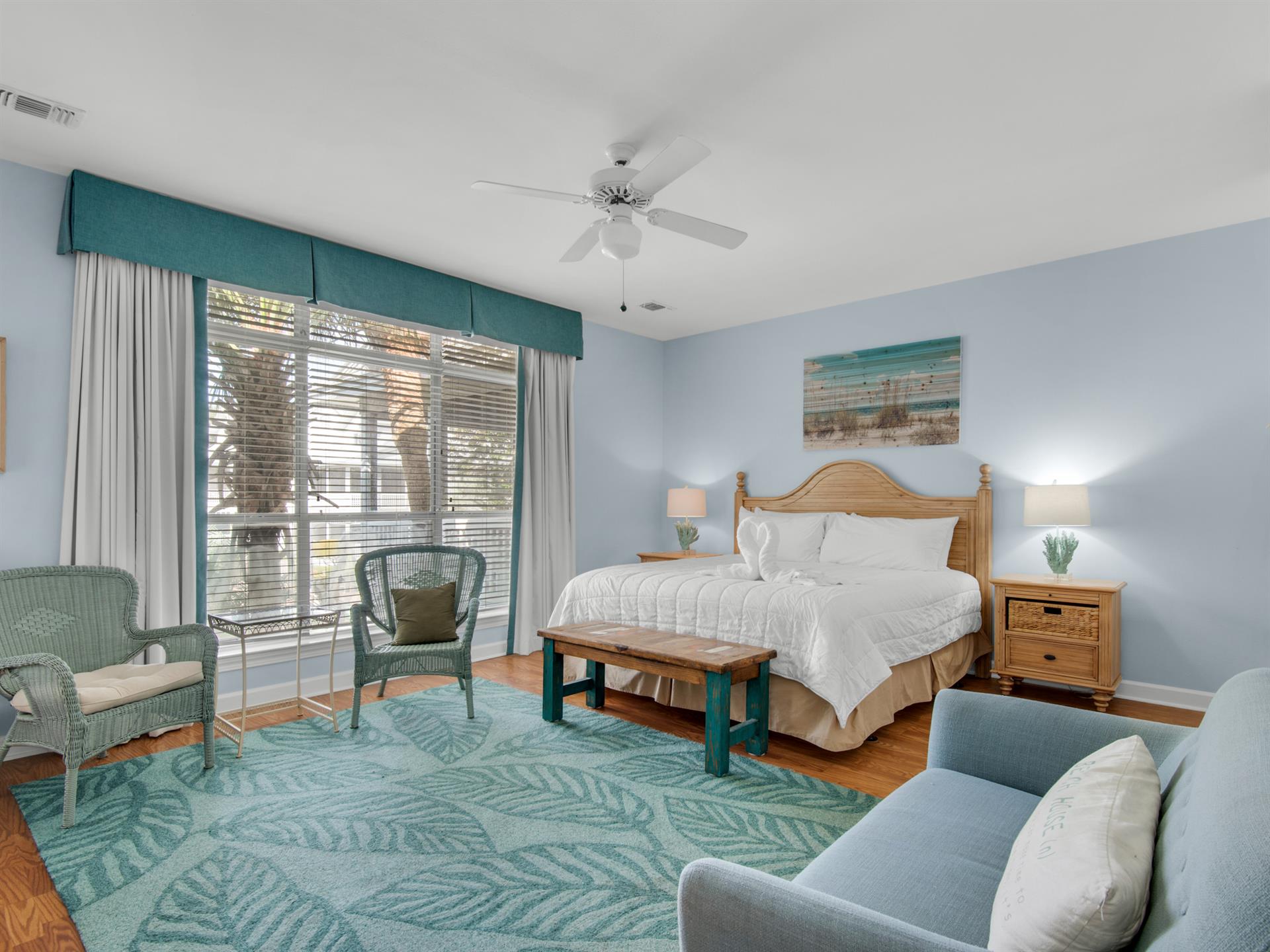 Bedroom 1 with Seating Area