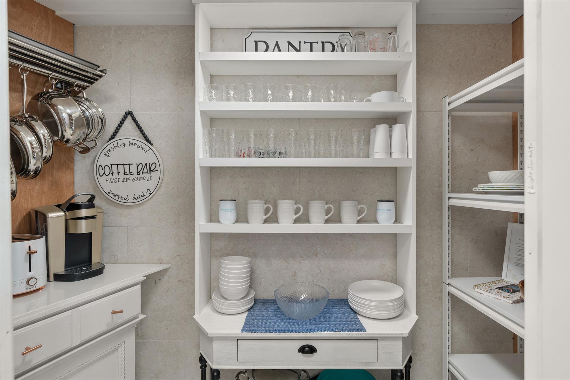 Your wellstocked pantry features everything you need for meals.