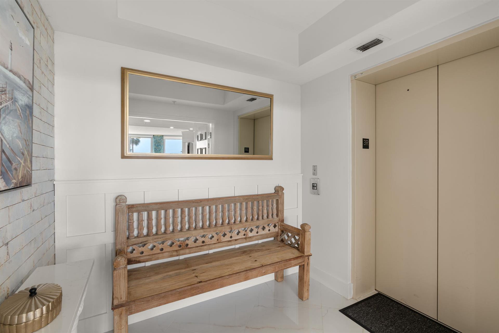 Entrance from private elevator.