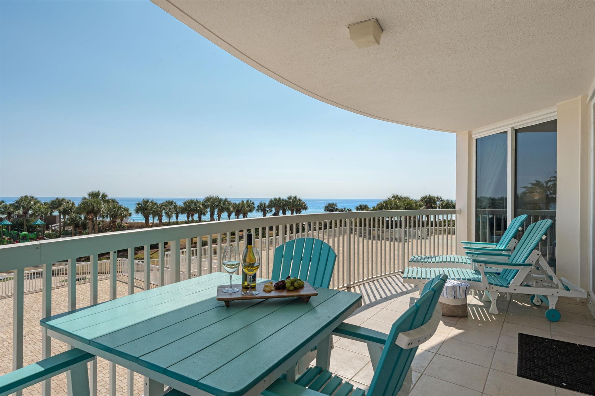Sip your morning coffee on your private balcony while soaking in stunning ocean views and feeling the coastal breeze.