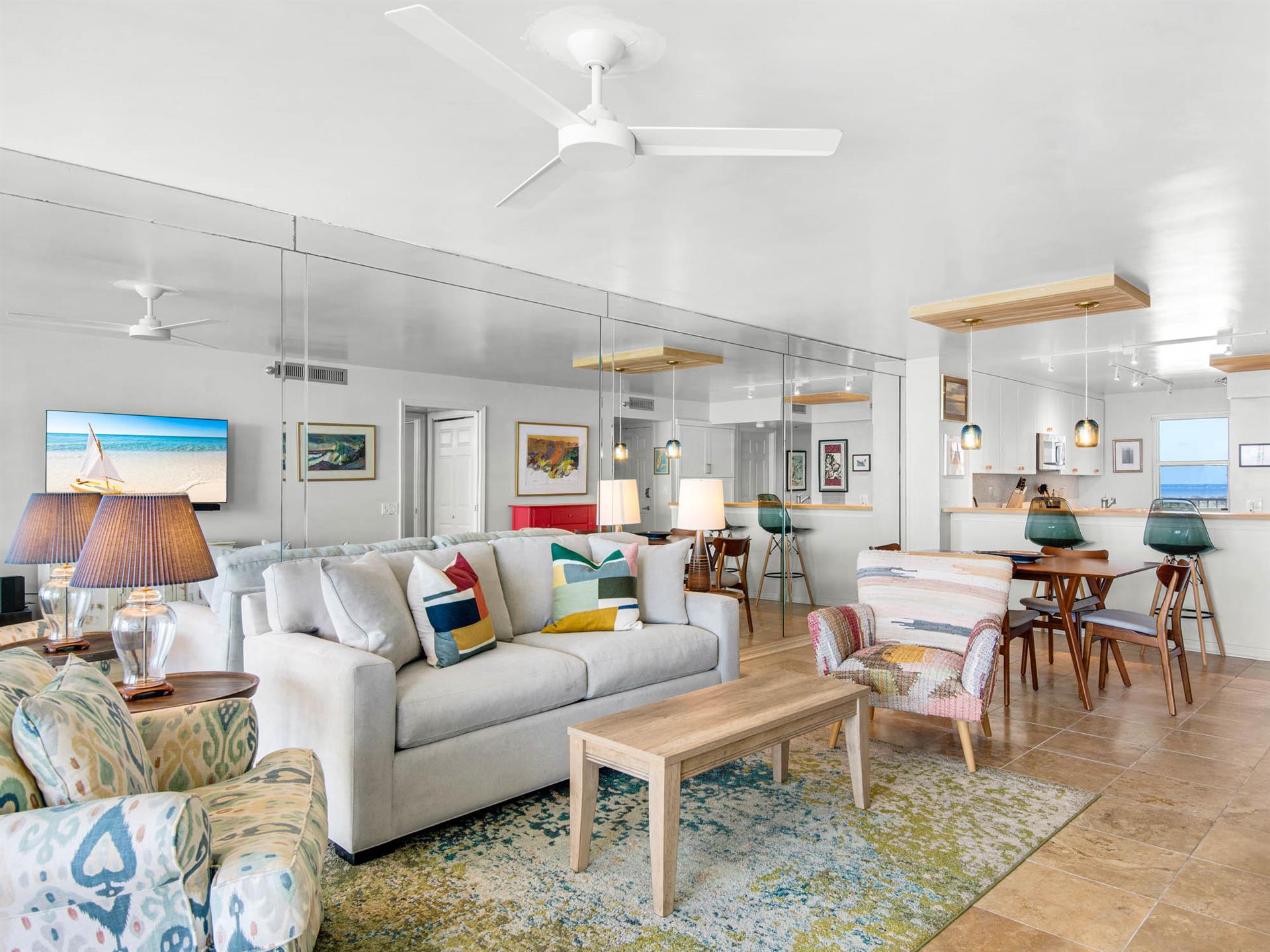 Living Room with Sleeper Sofa