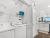 Your convenient inunit laundry room features fullsize washer and dryer, plus handy shelving for all your storage needs.