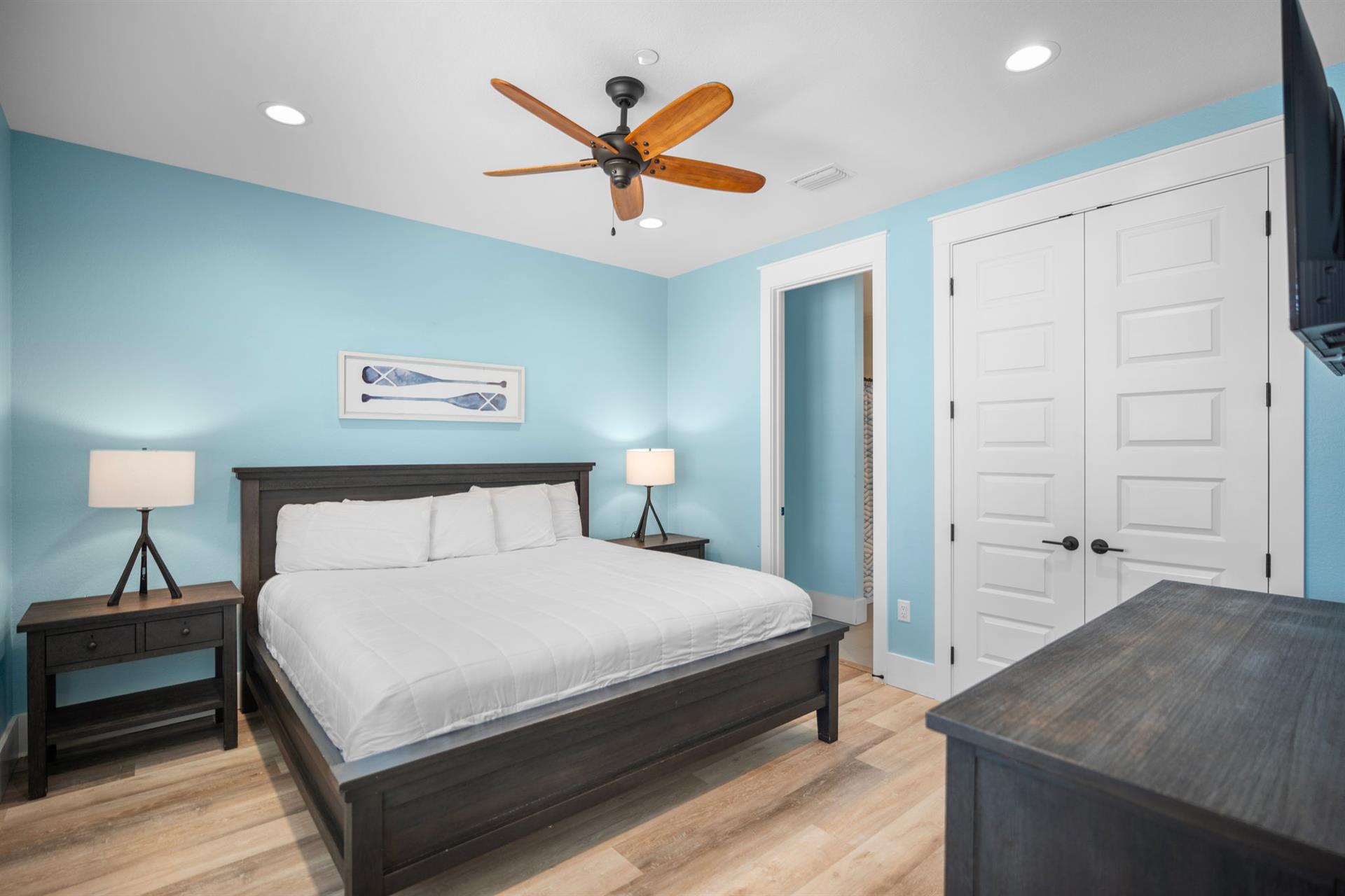 Bedroom 3 on 2nd Floor with King Bed