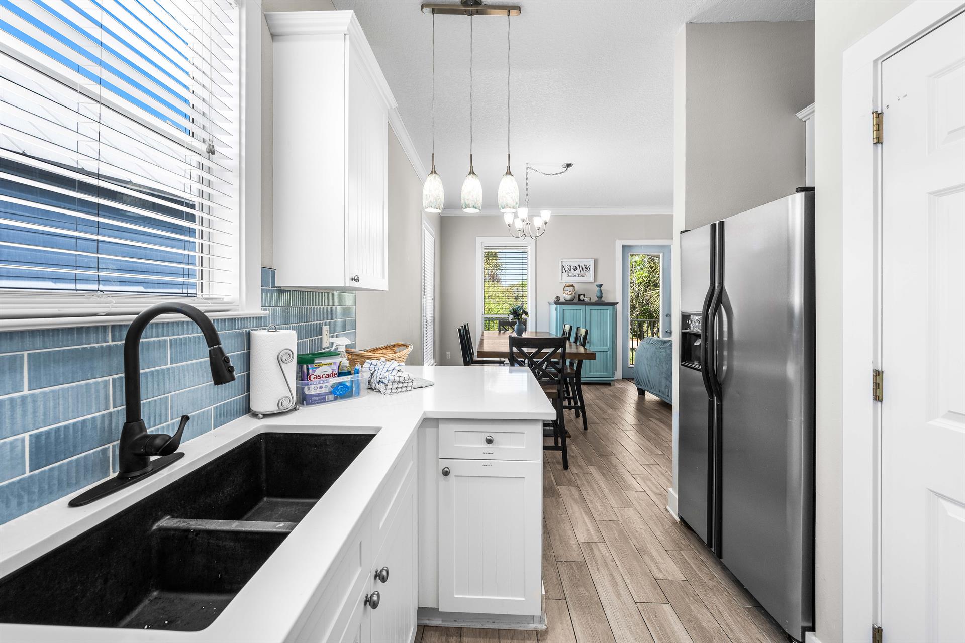 Newly remodeled kitchen
