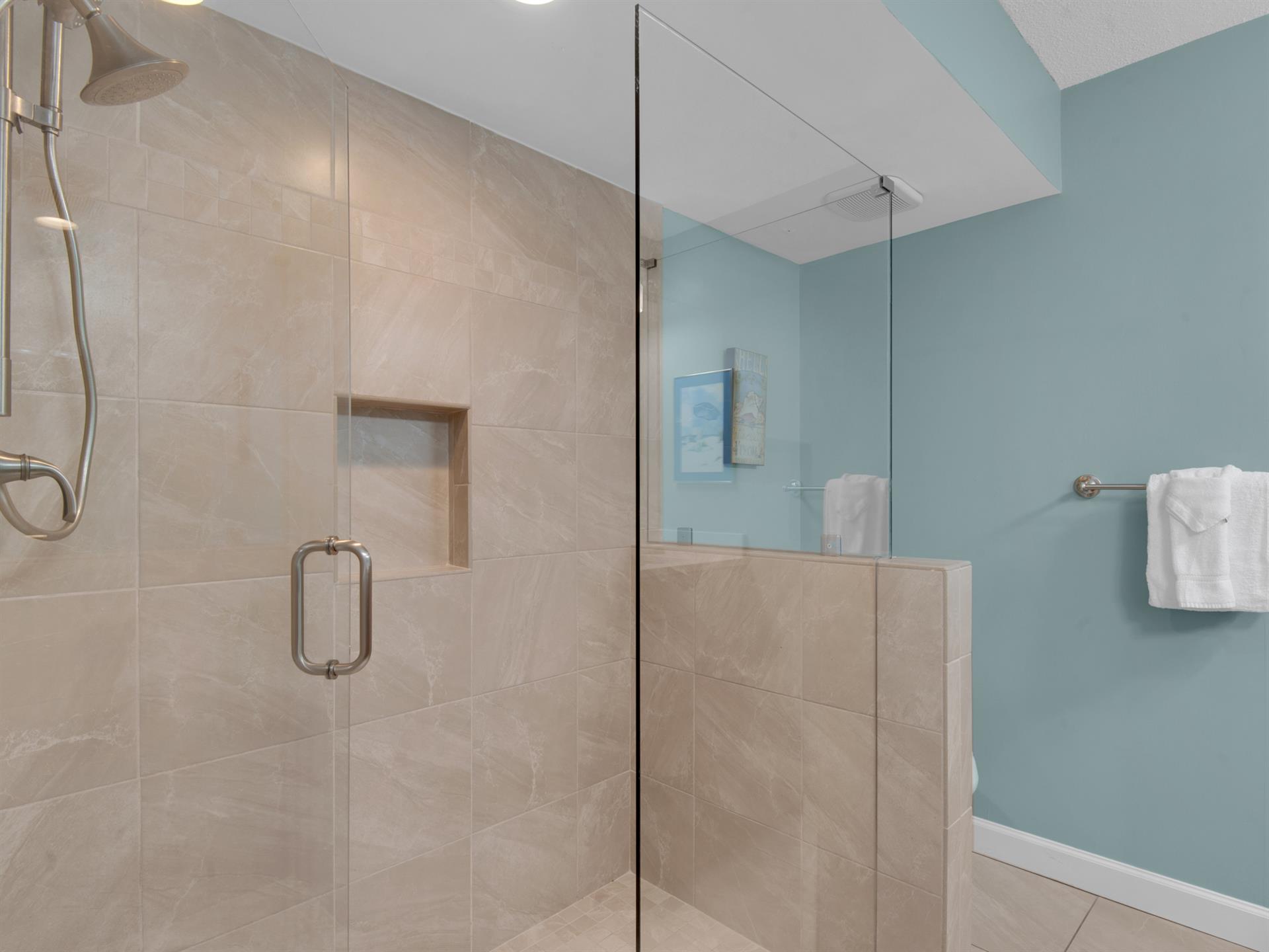 Bathroom 1 with WalkIn Shower