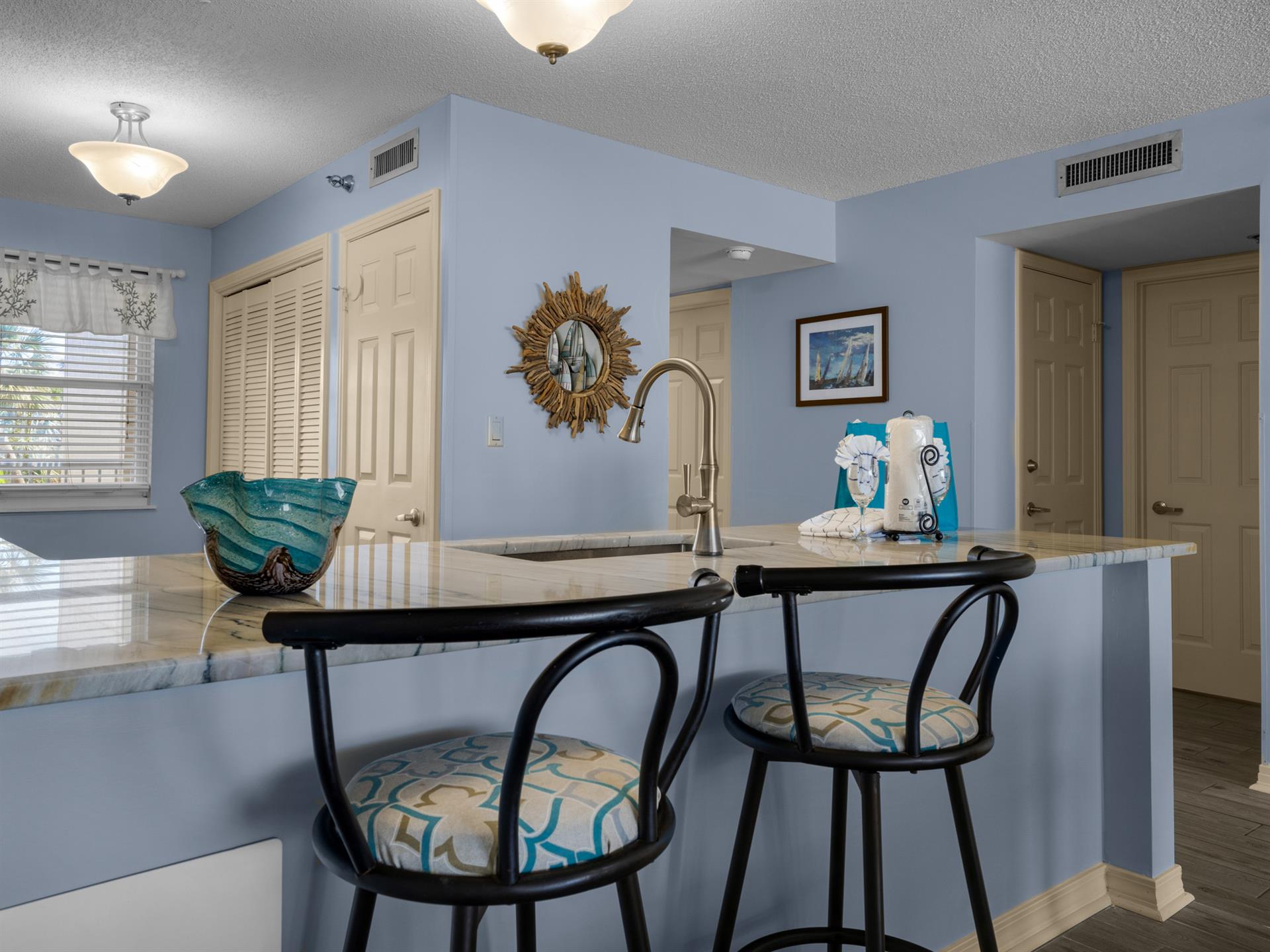 Breakfast Bar with Extra Seating