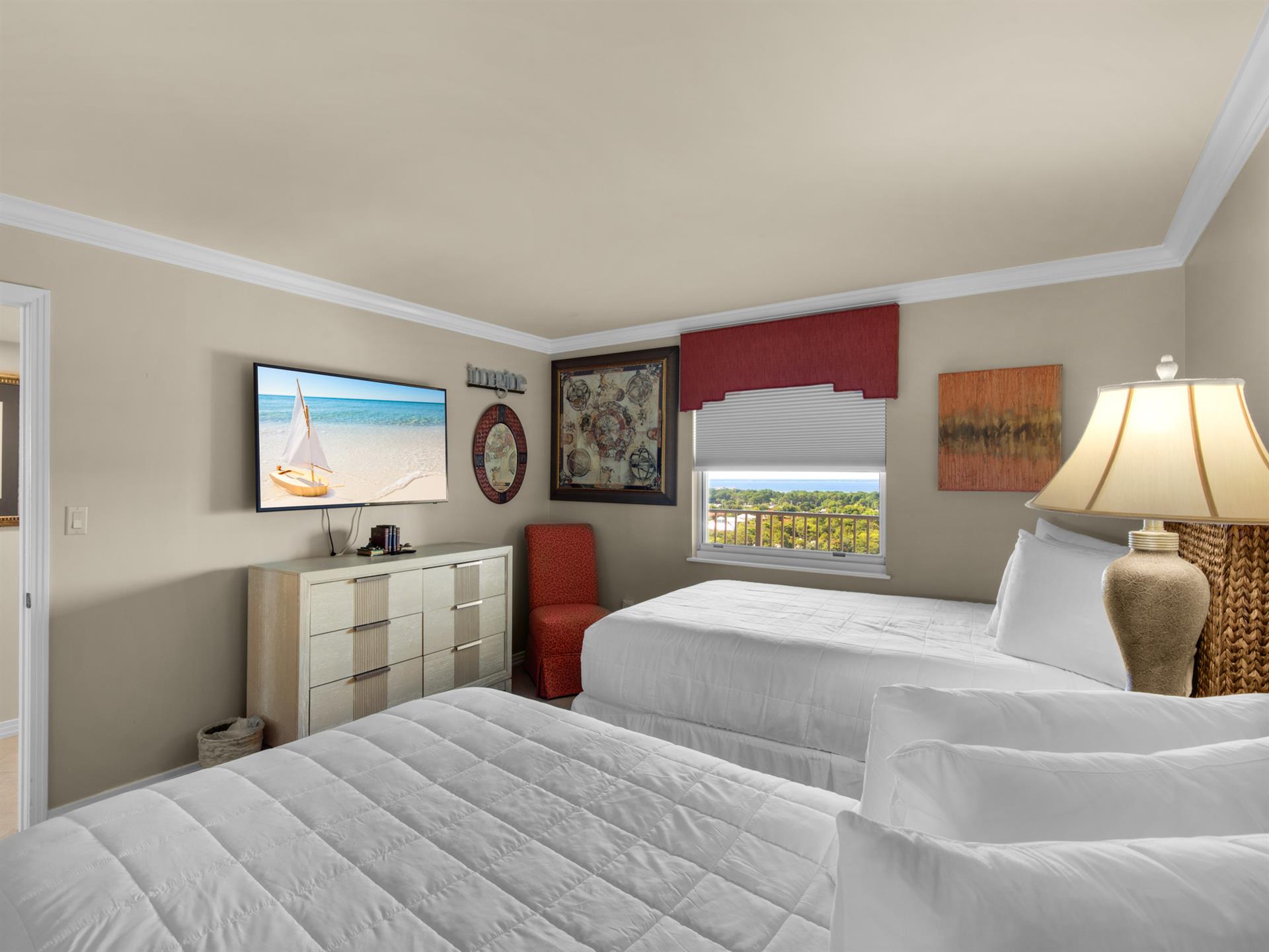 Bedroom 2 with Flat Screen TV