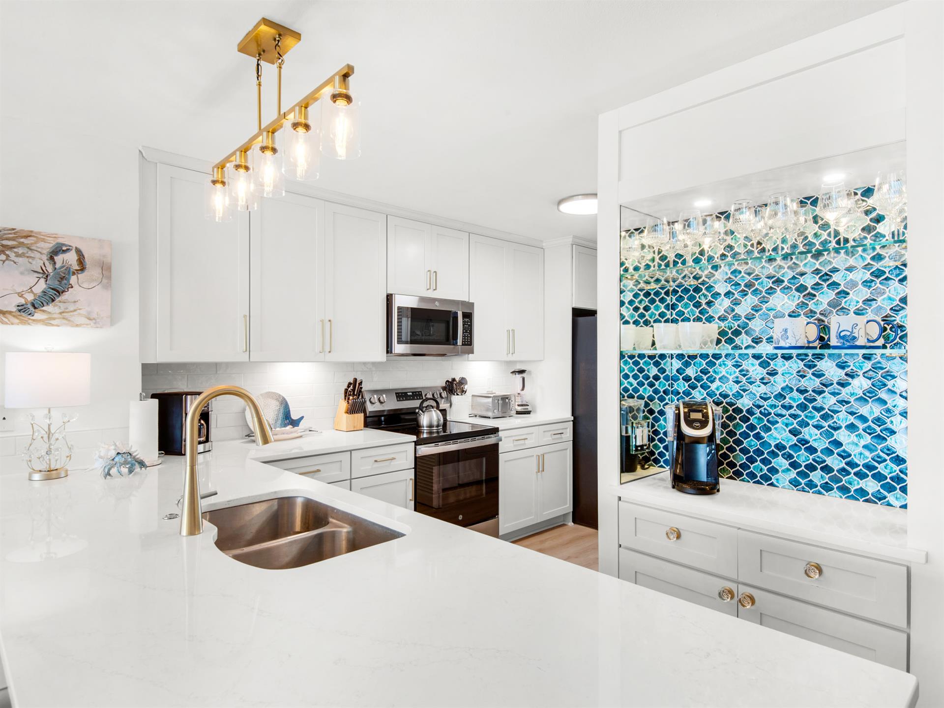 View of Coffee Bar and Kitchen