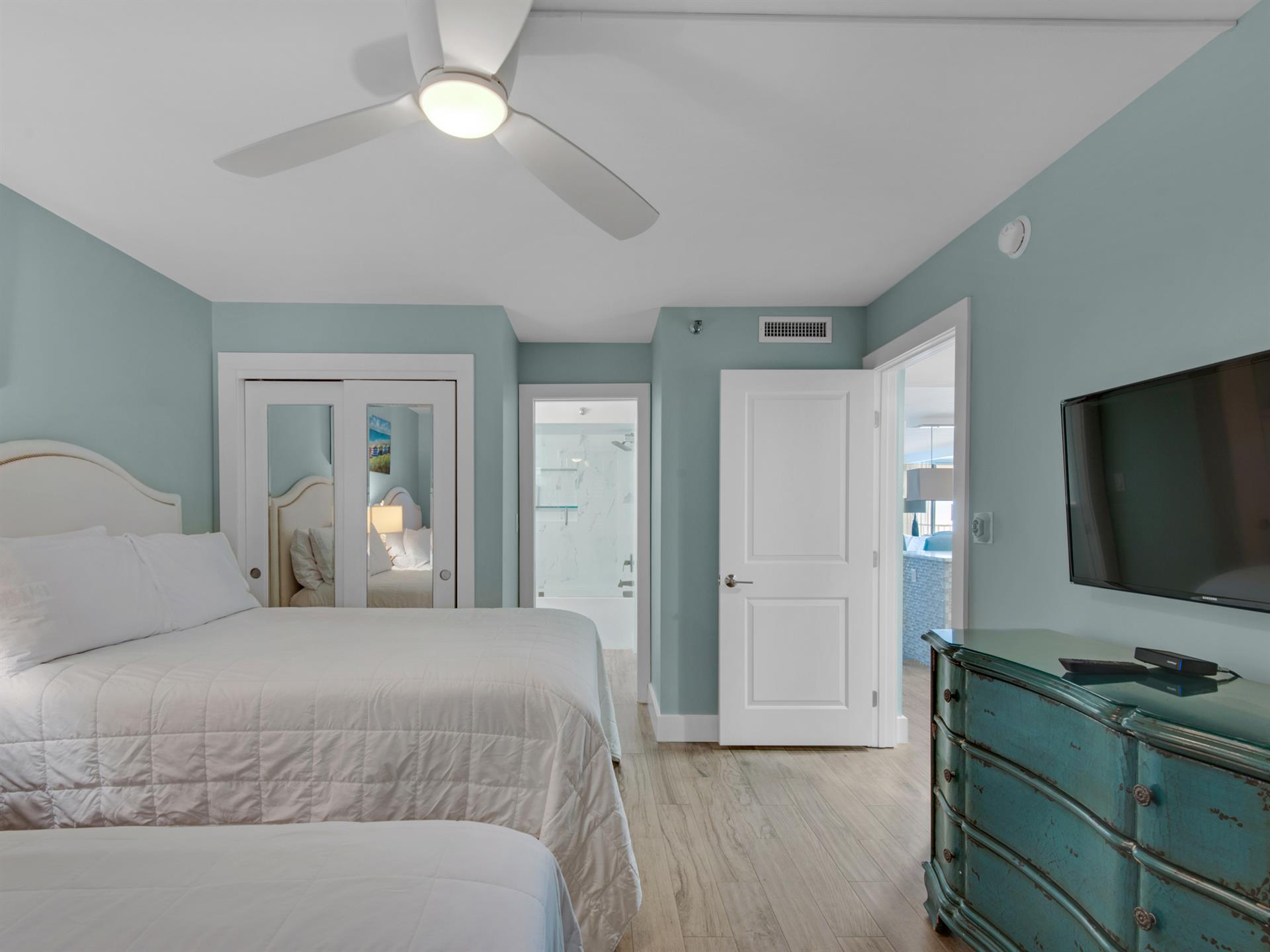 Bedroom 2 with Flat Screen TV