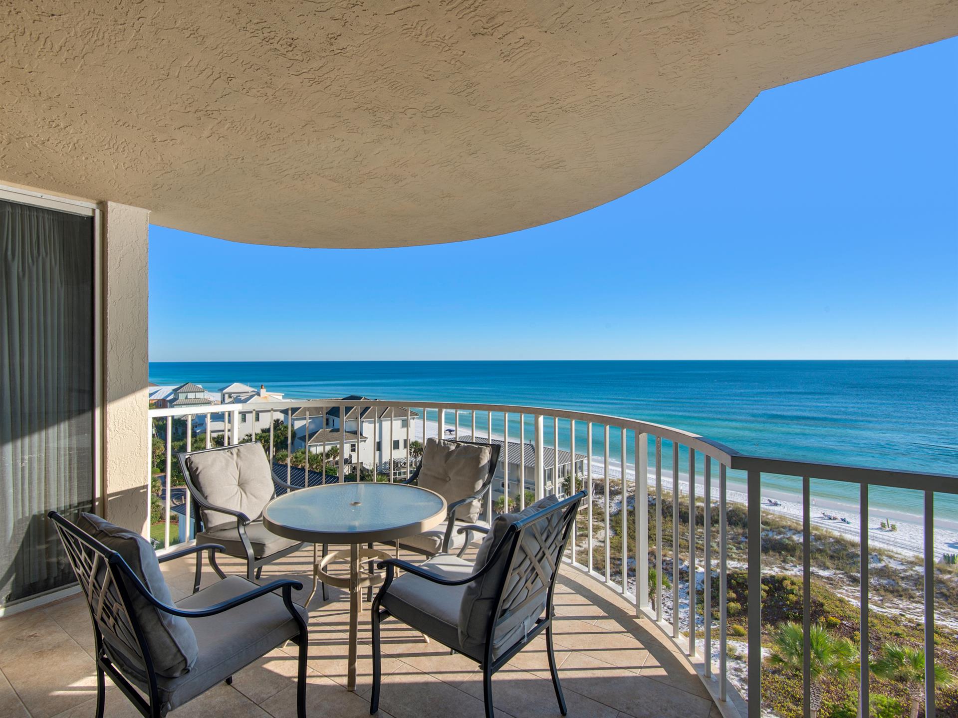 Private Balcony with Gulf Views