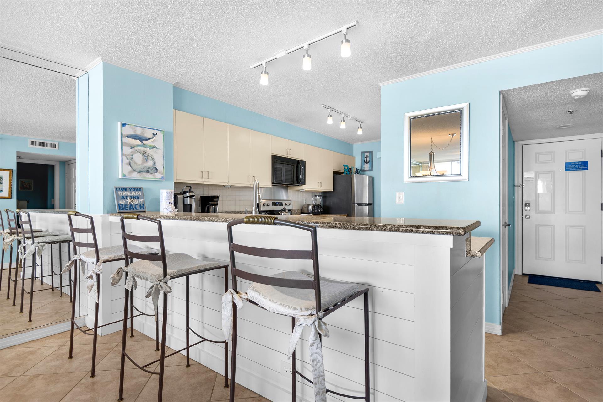 Breakfast Bar with Extra Seating