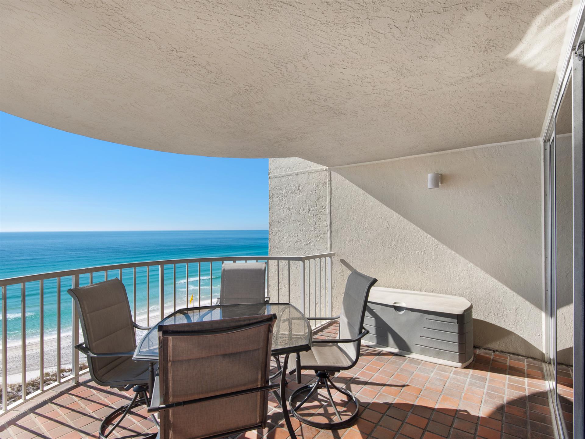 Private Balcony with Gulf View