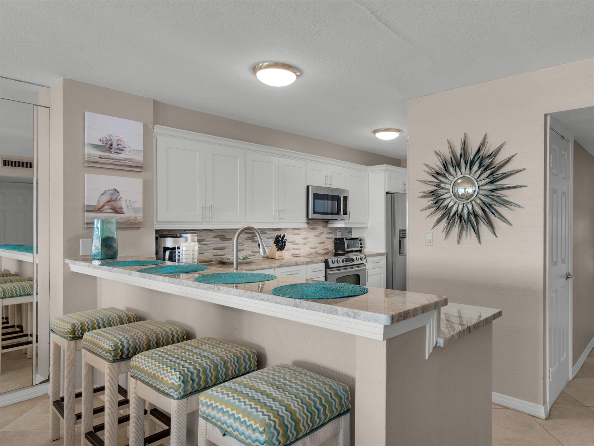 Breakfast Bar with Extra Seating