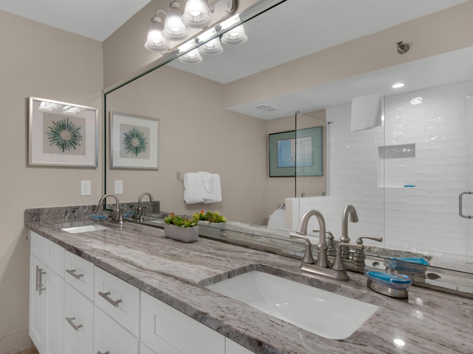 Bathroom 1 with Double Vanities