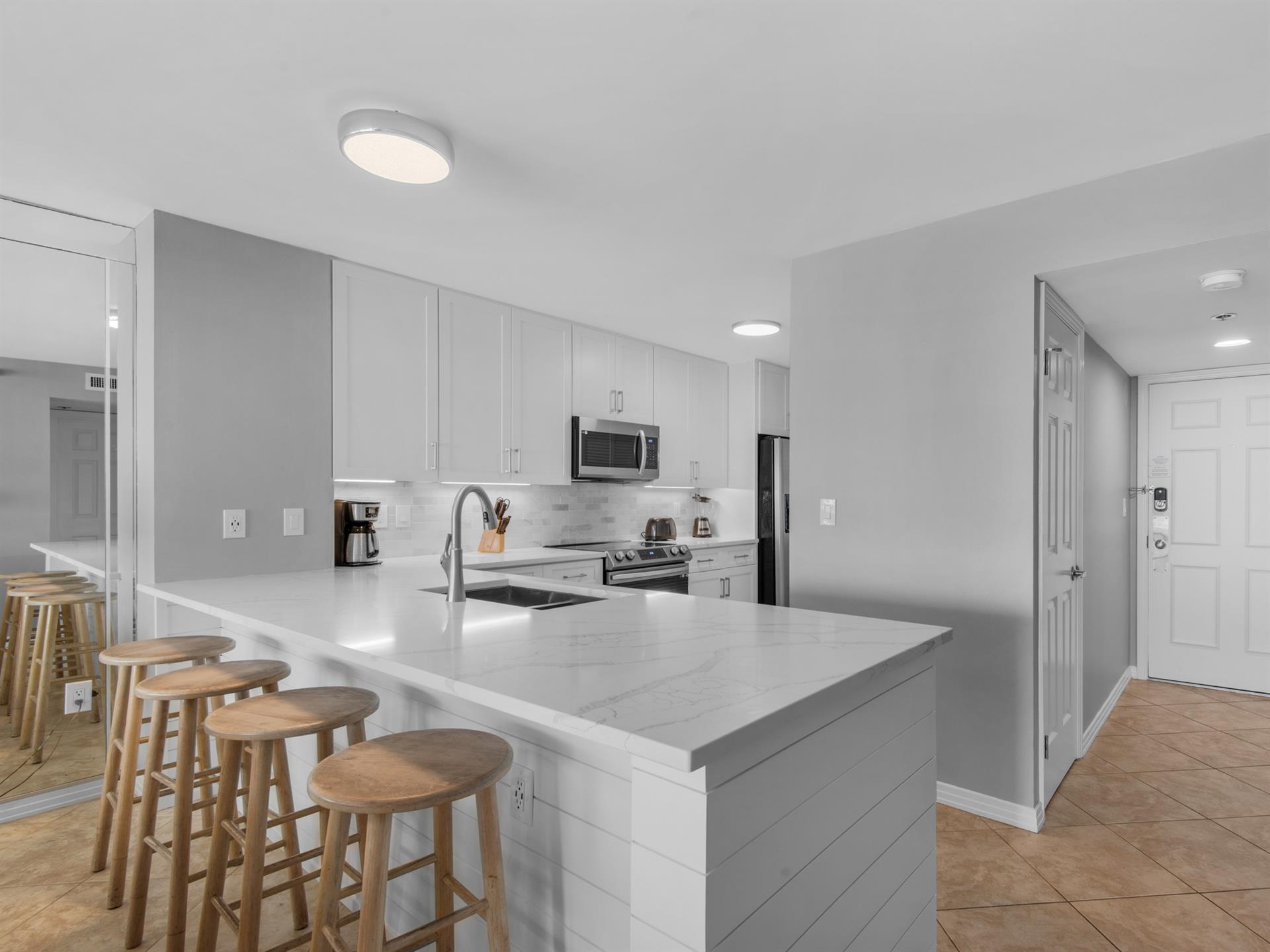 Breakfast Bar with Extra Seating