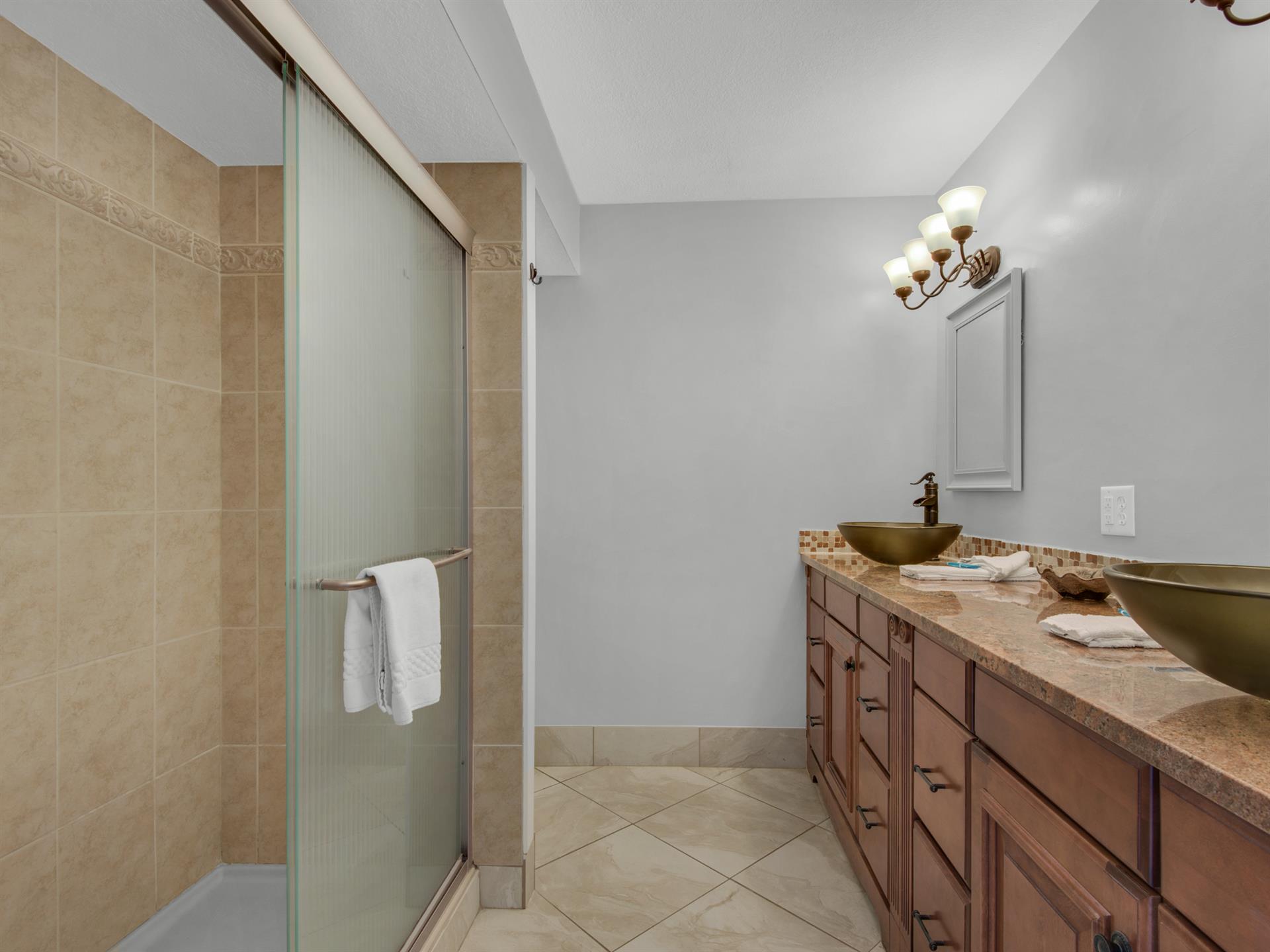Bathroom 1 with WalkIn Shower