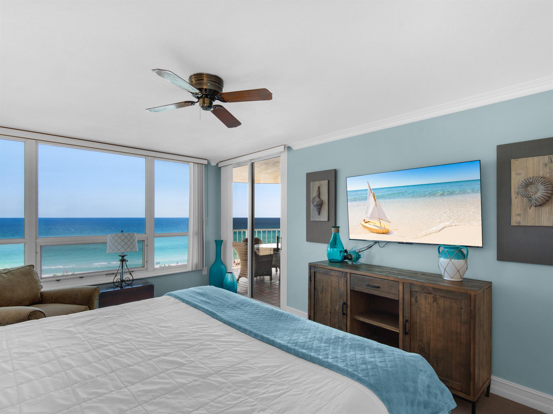 Bedroom 1 with Direct Balcony Access