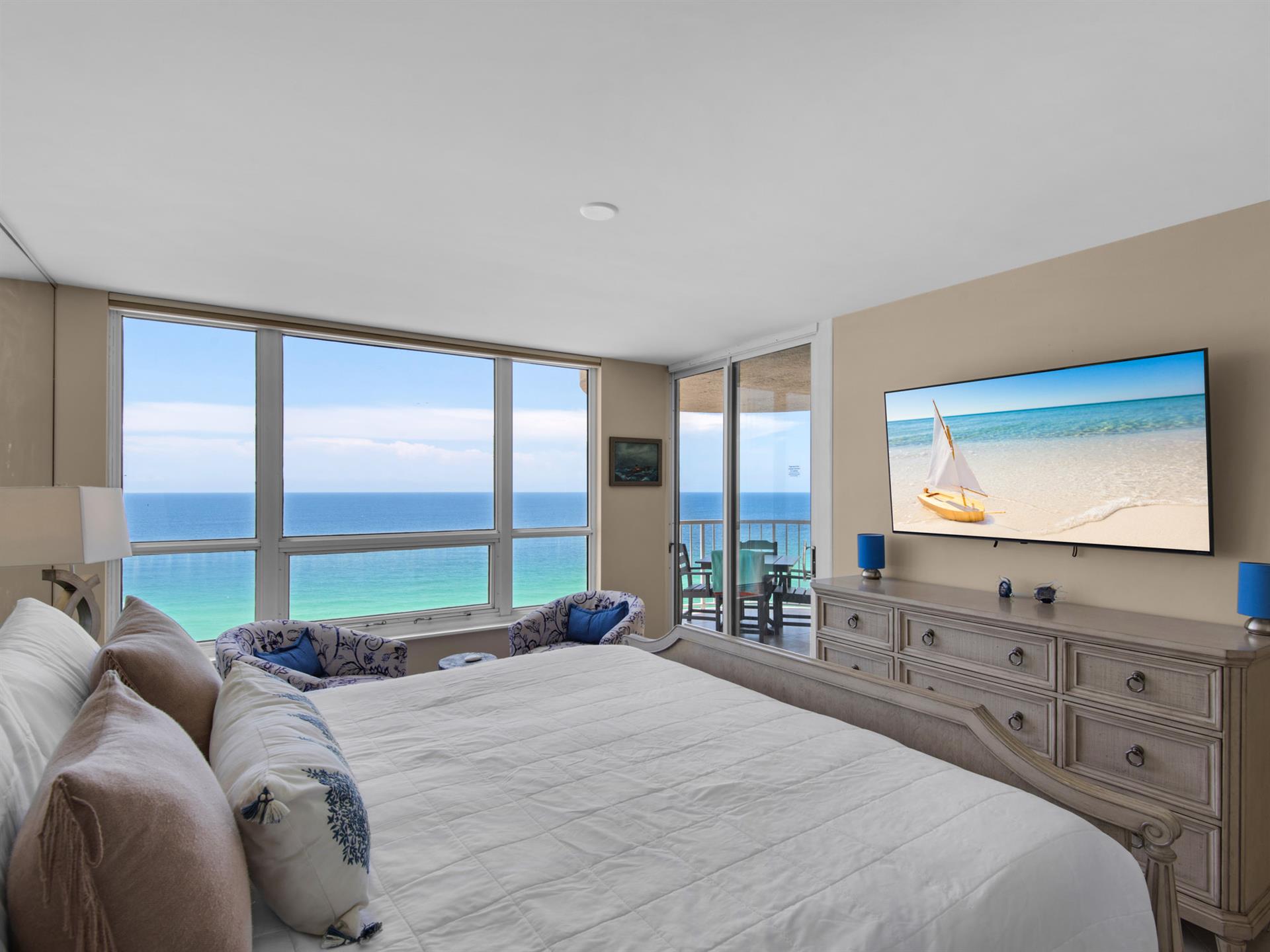 Bedroom 1 with Direct Access to Private Balcony