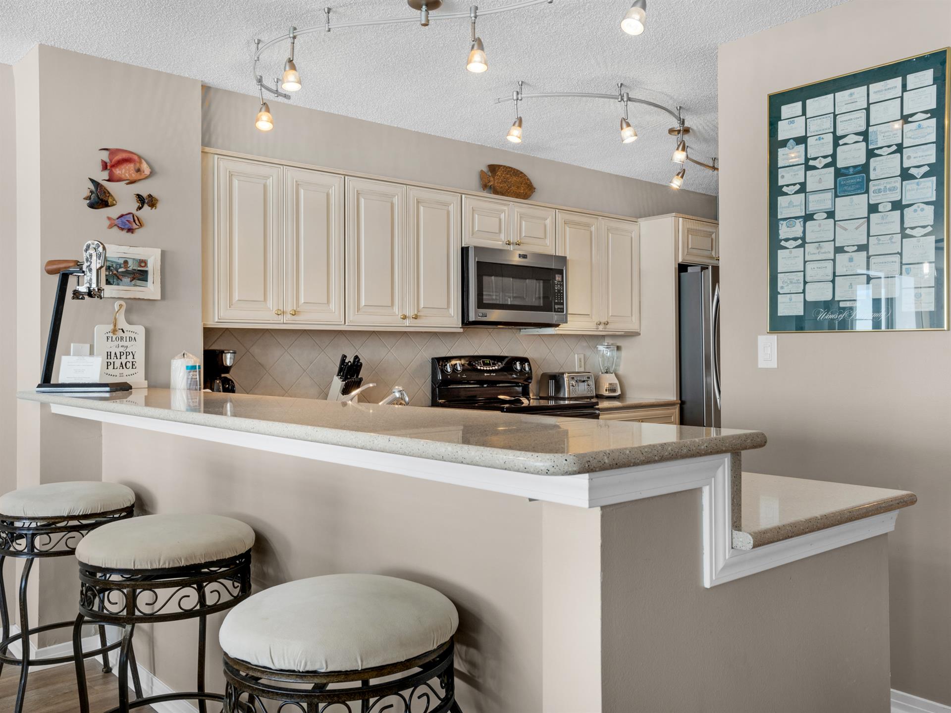 Breakfast Bar with Extra Seating