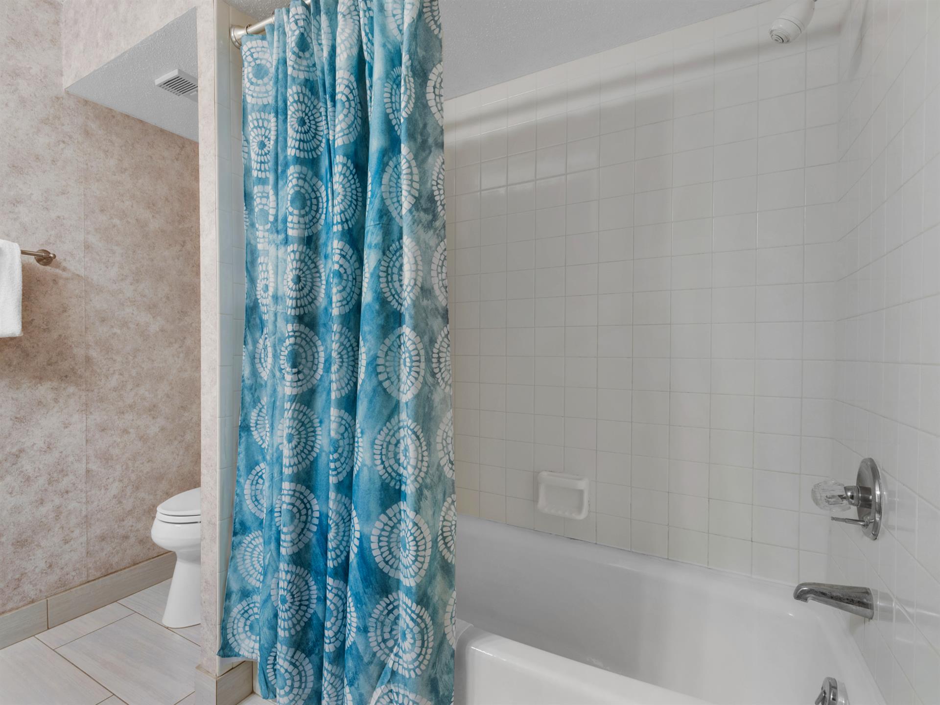 Bathroom 2 with Tub Shower Combo