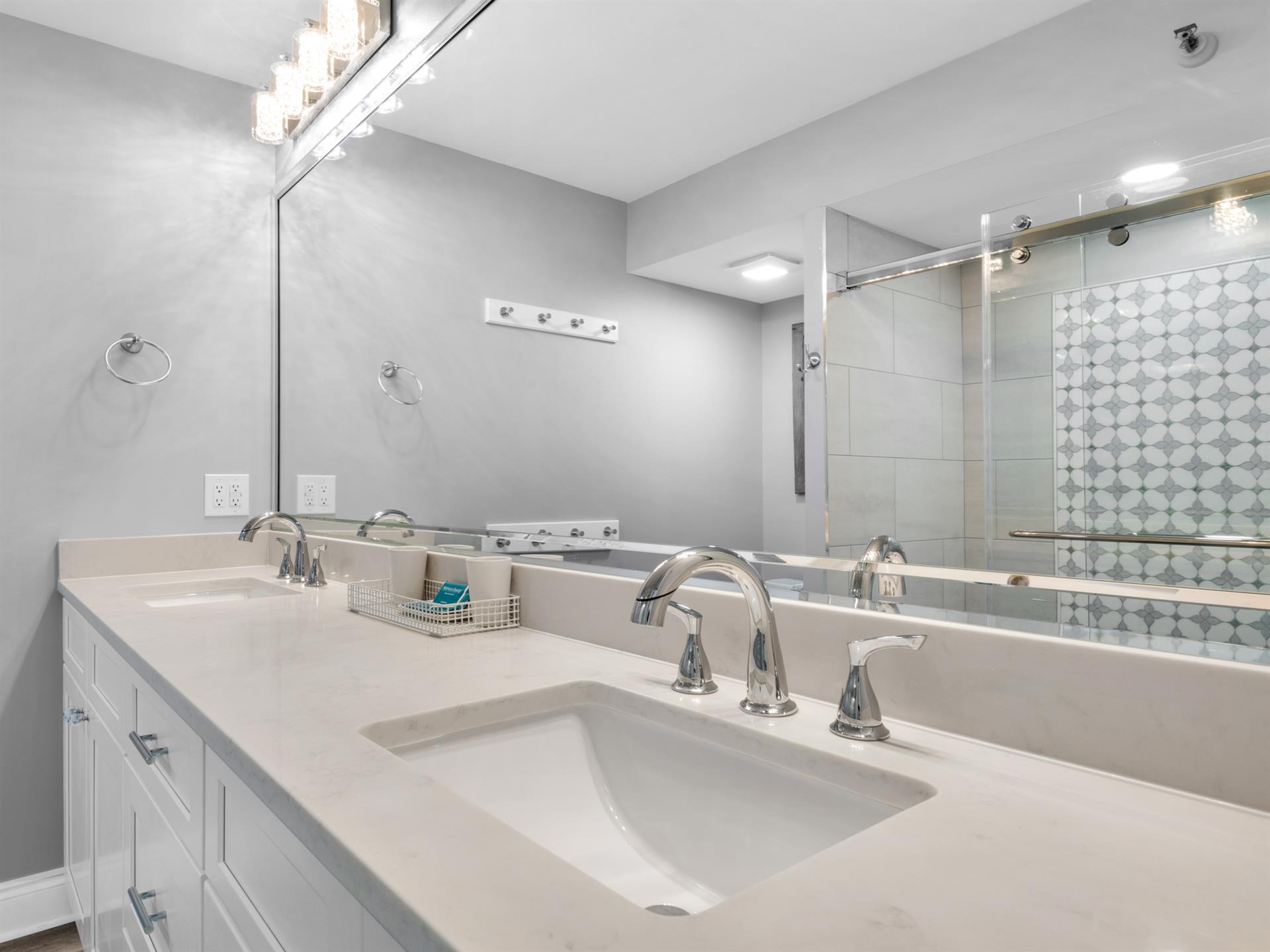 Bathroom 1 with Double Vanities