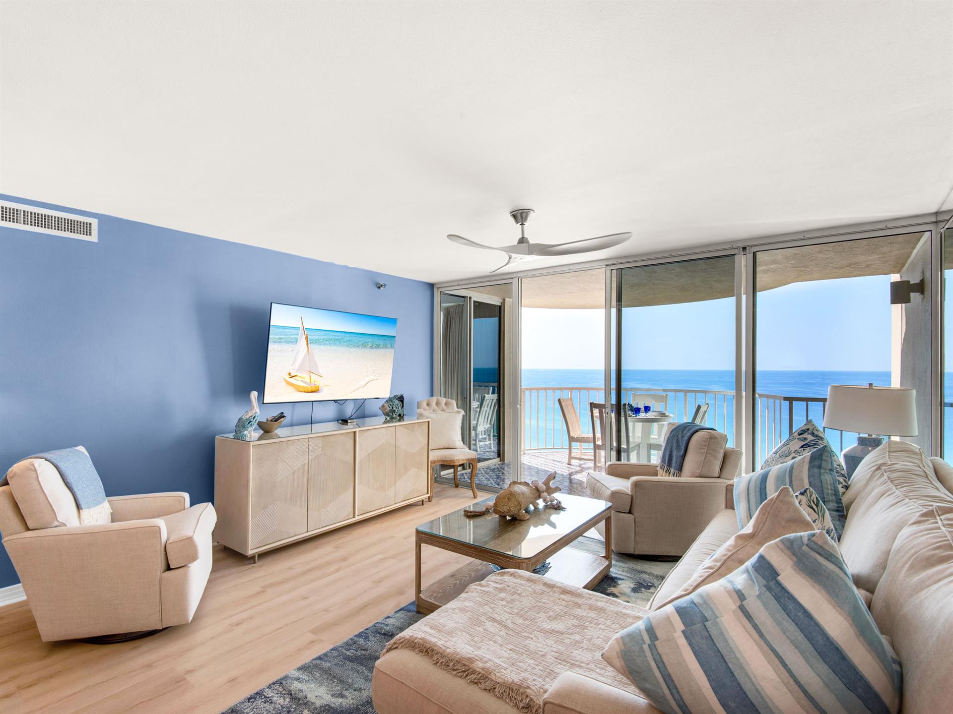 Living Area with Smart TV