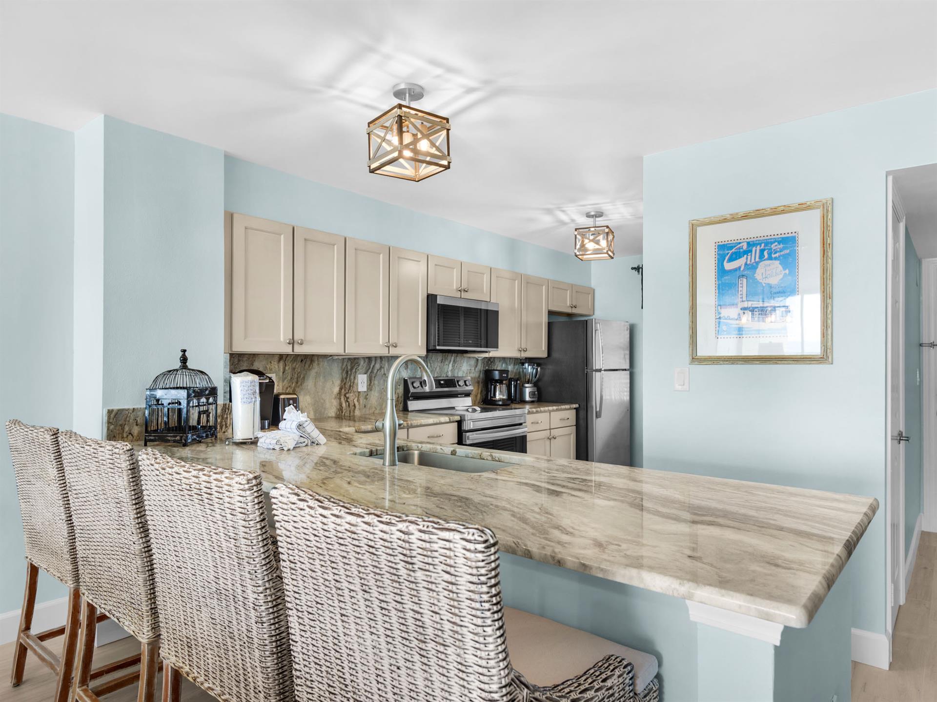 Breakfast Bar with Extra Seating