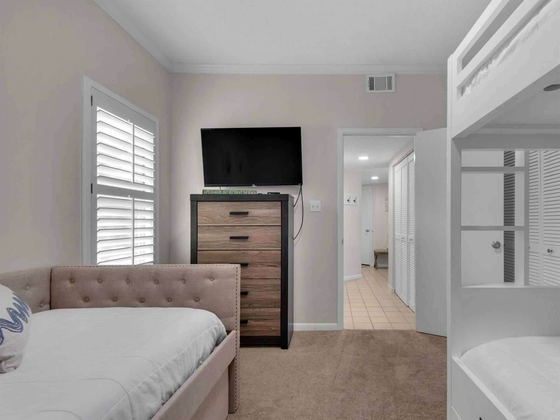 Bedroom 2 with Flat Screen TV