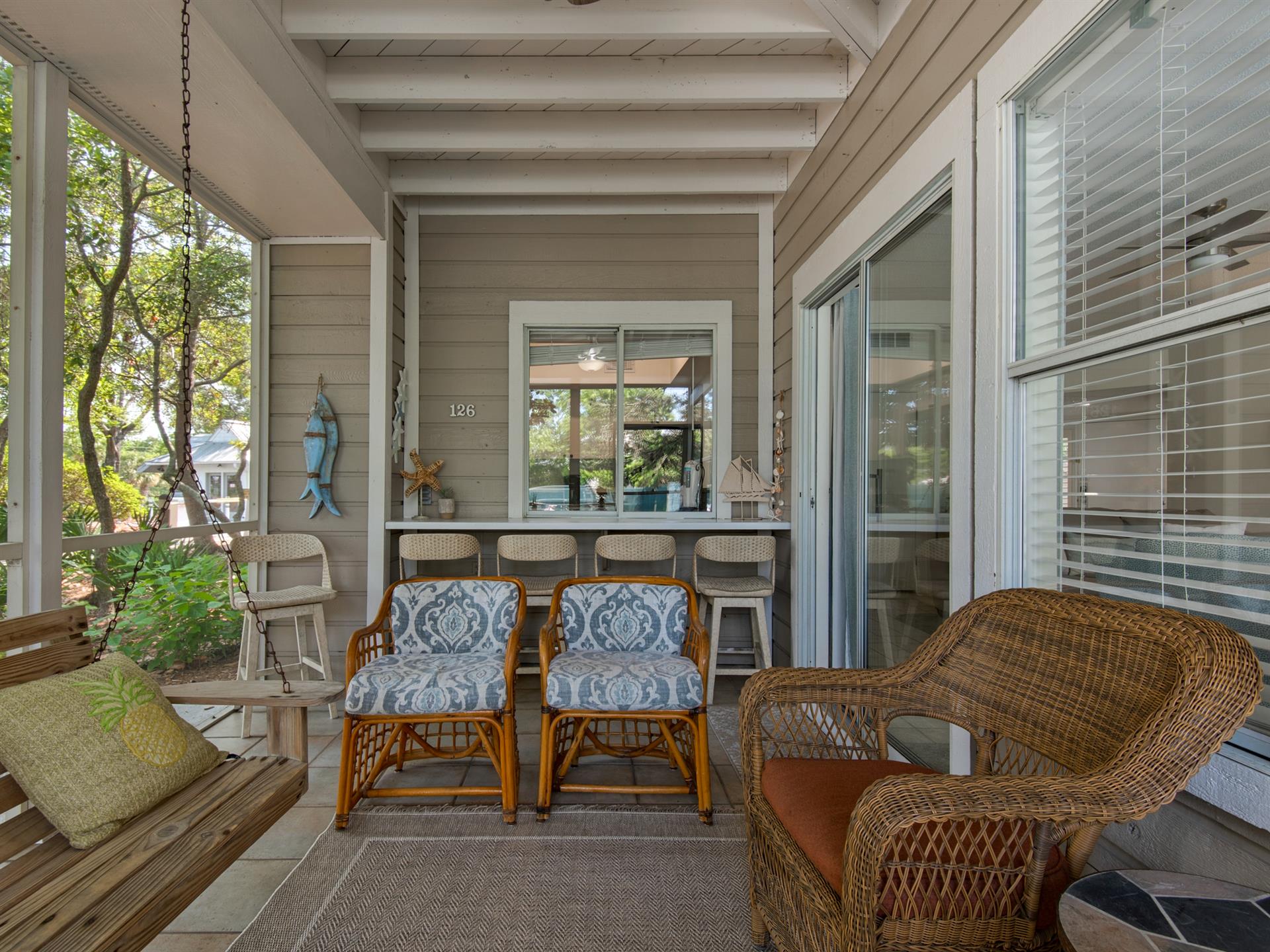 Private Screened Porch