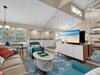 Living Room with Flat Screen TV