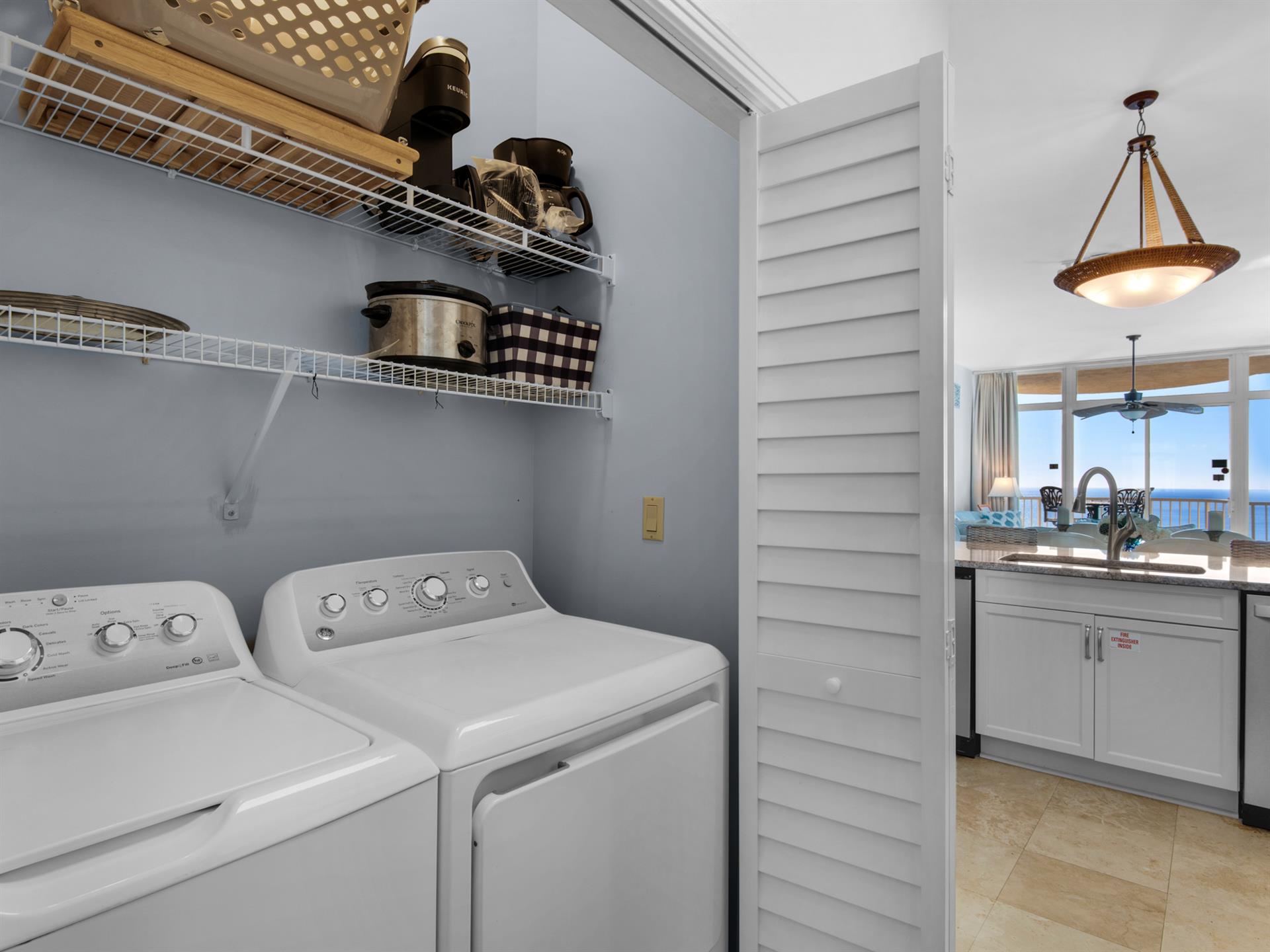 Full Size Washer and Dryer In Unit