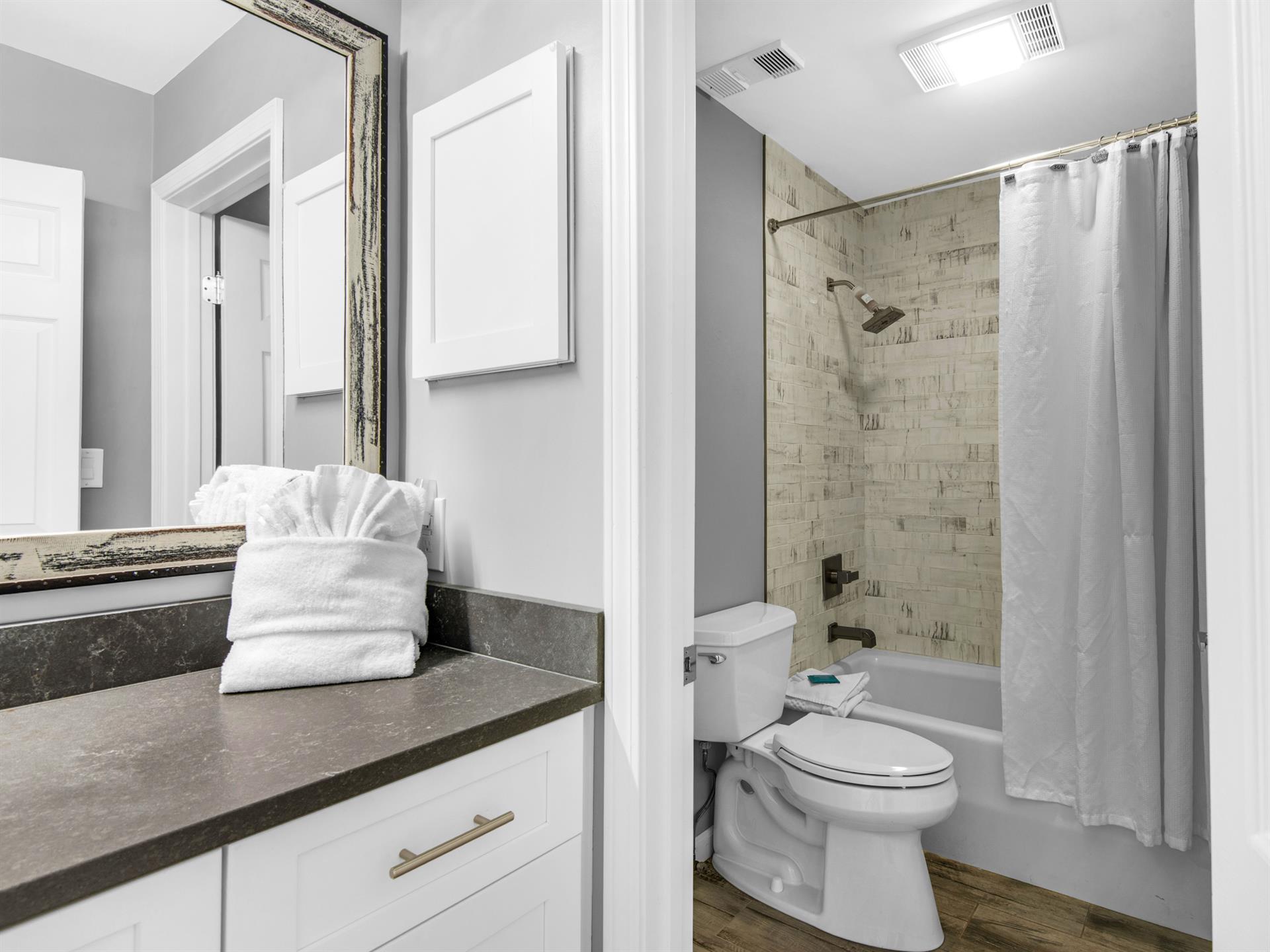 Bathroom 2 with Tub Shower Combo