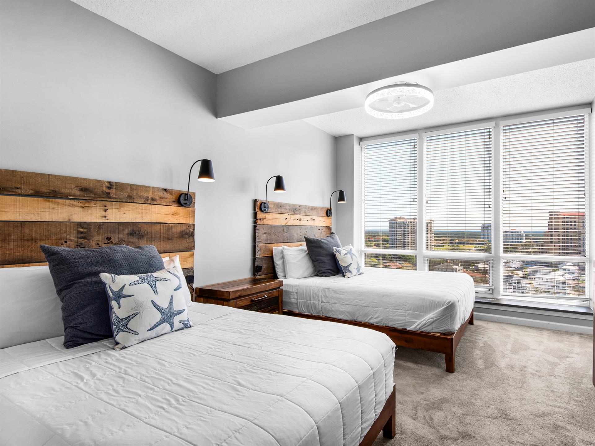 Bedroom 3 with 1 Queen and 1 Double Bed