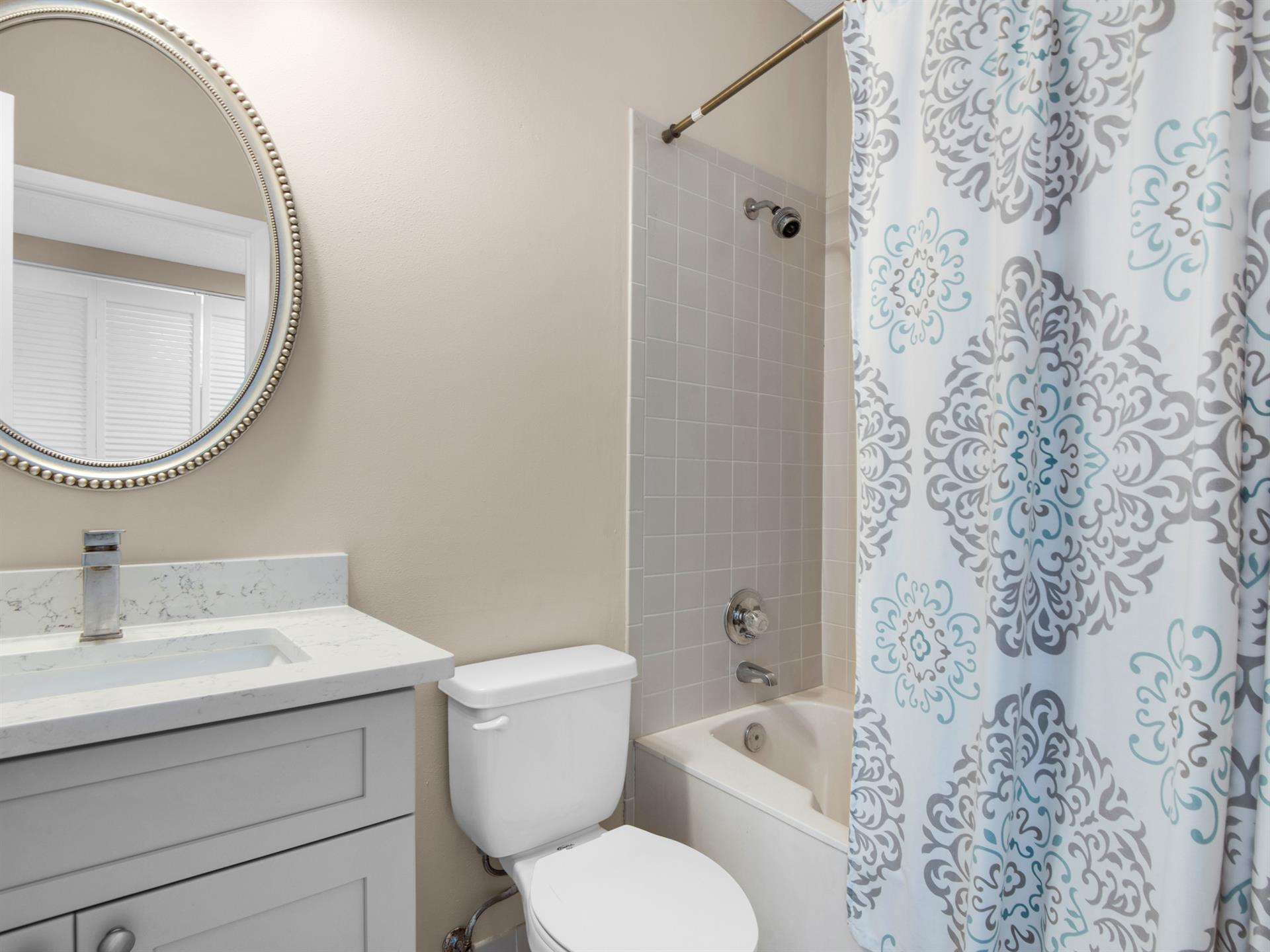 Bathroom 2 with Tub Shower Combo