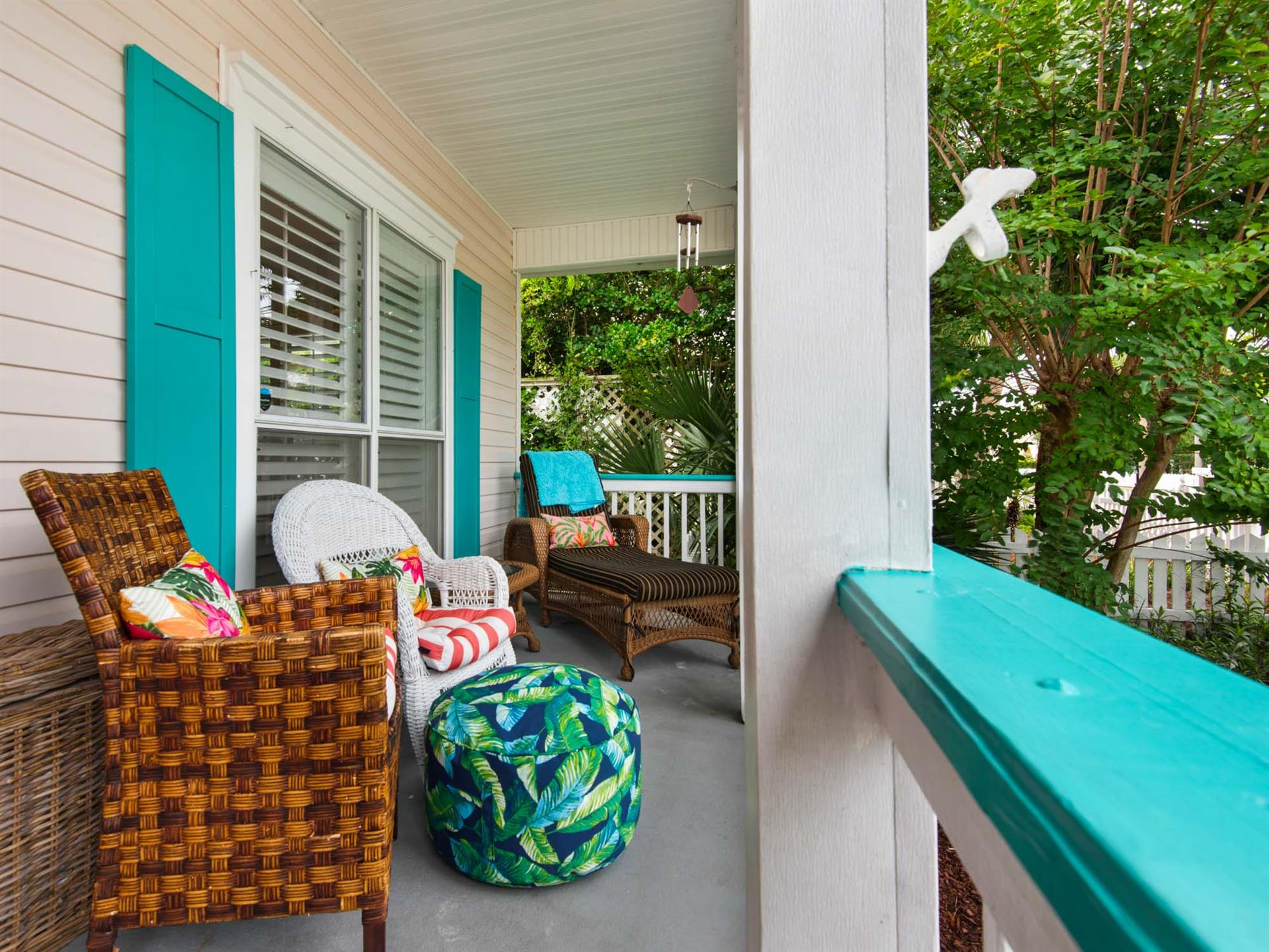 Front Porch Provides a Great Space to Enjoy Your Morning Coffee