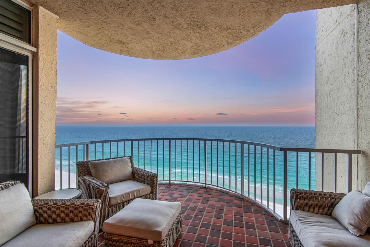 Private Balcony with Gulf Views