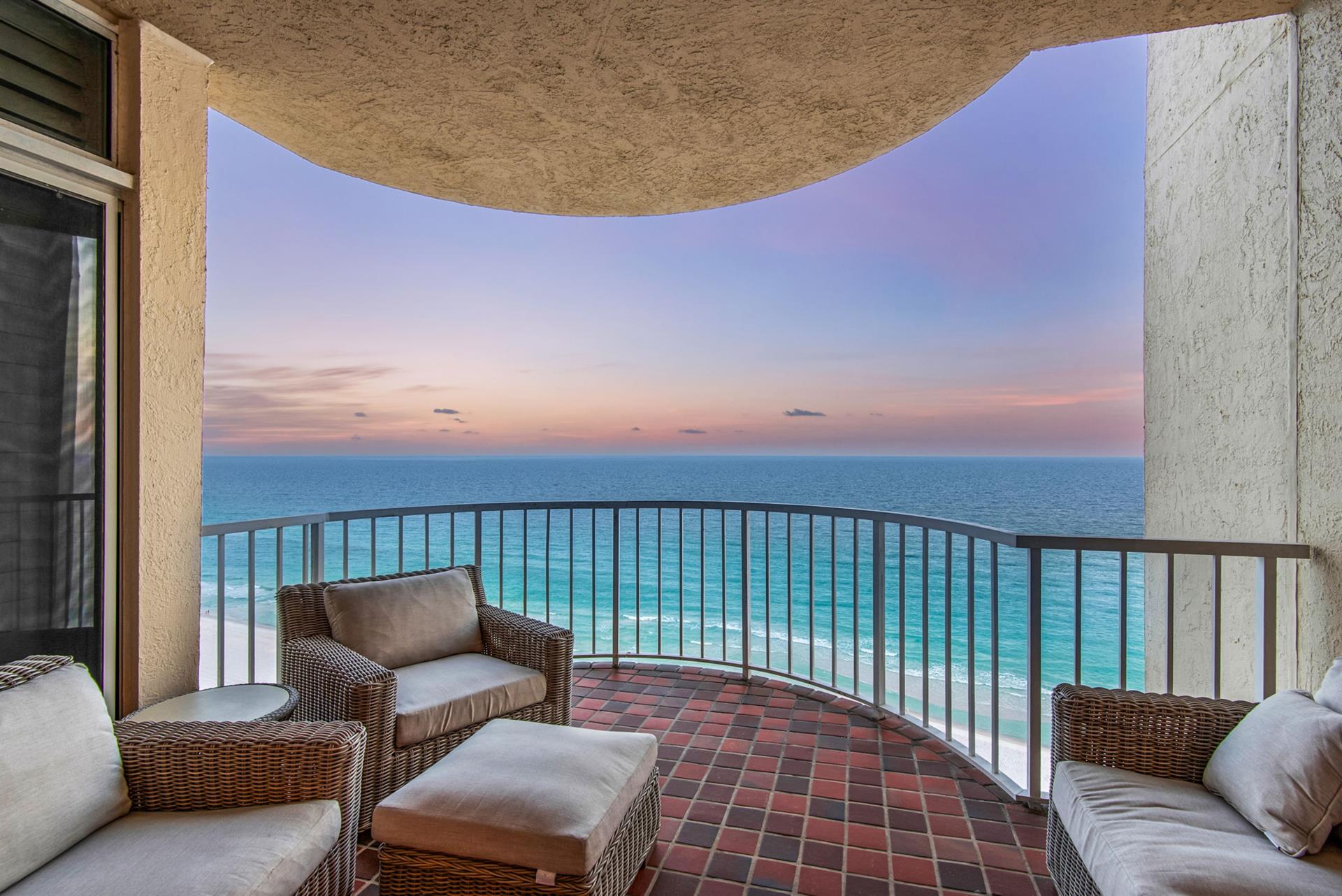 Private Balcony with Gulf Views