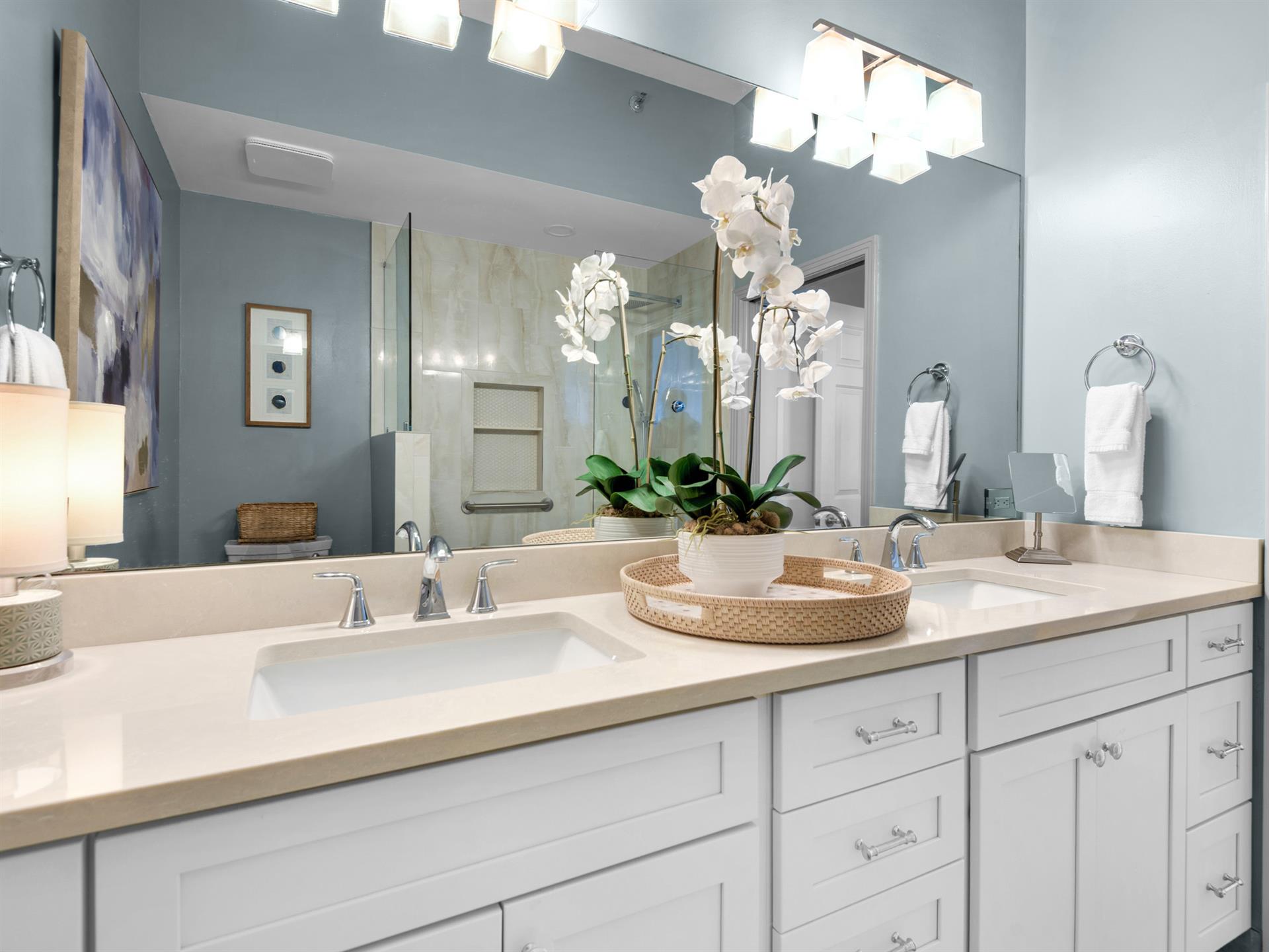 Bathroom 1 with Double Vanities