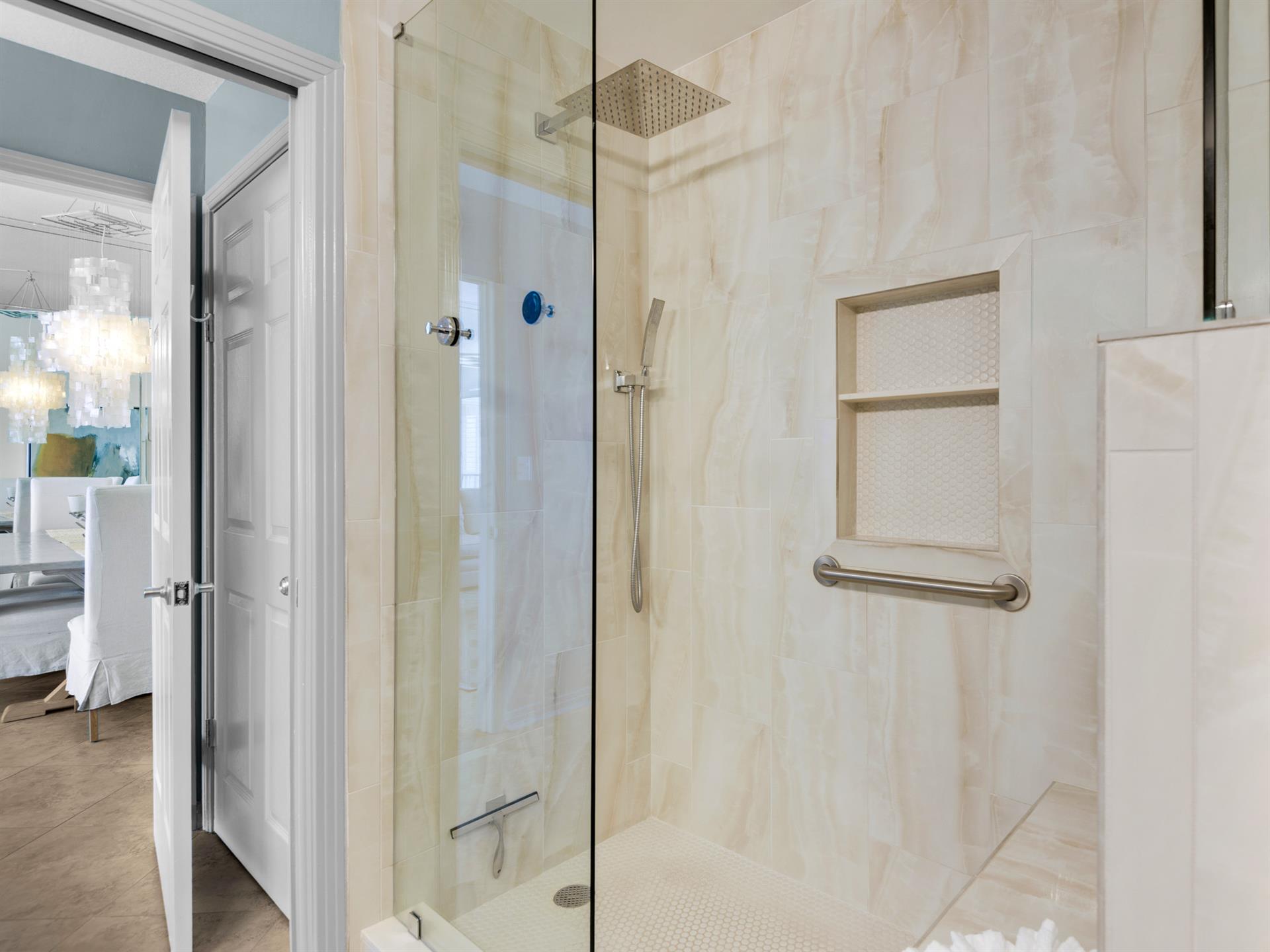 Bathroom 1 with WalkIn Shower