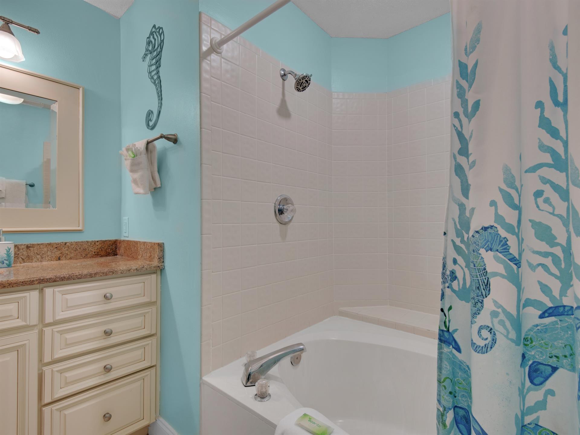 Bathroom 1 with Tub Shower Combo