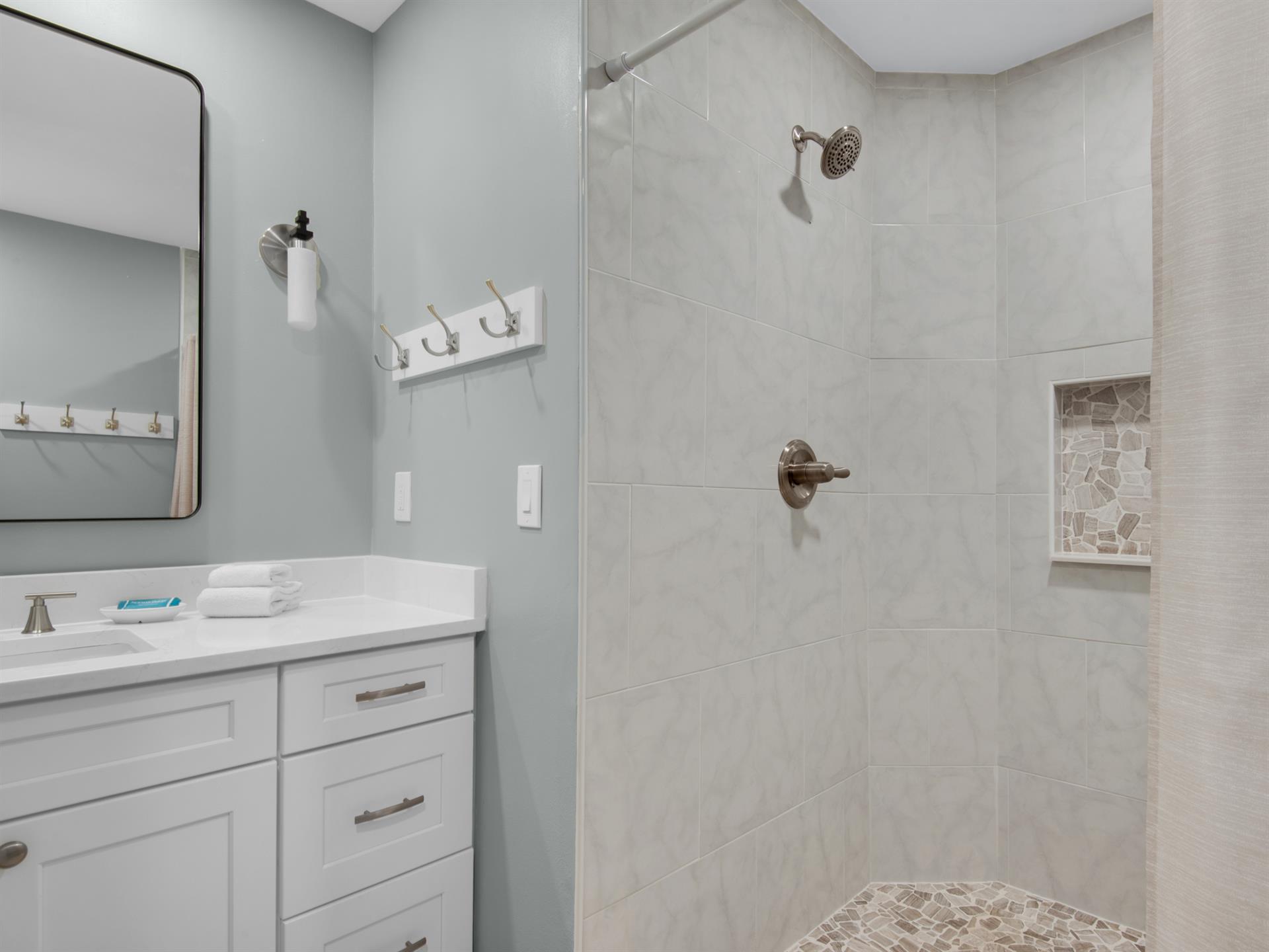 Bathroom 1 with WalkIn Shower