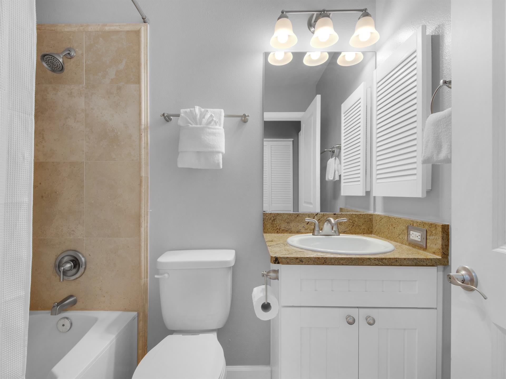 Bathroom 2 With Tub Shower Combo
