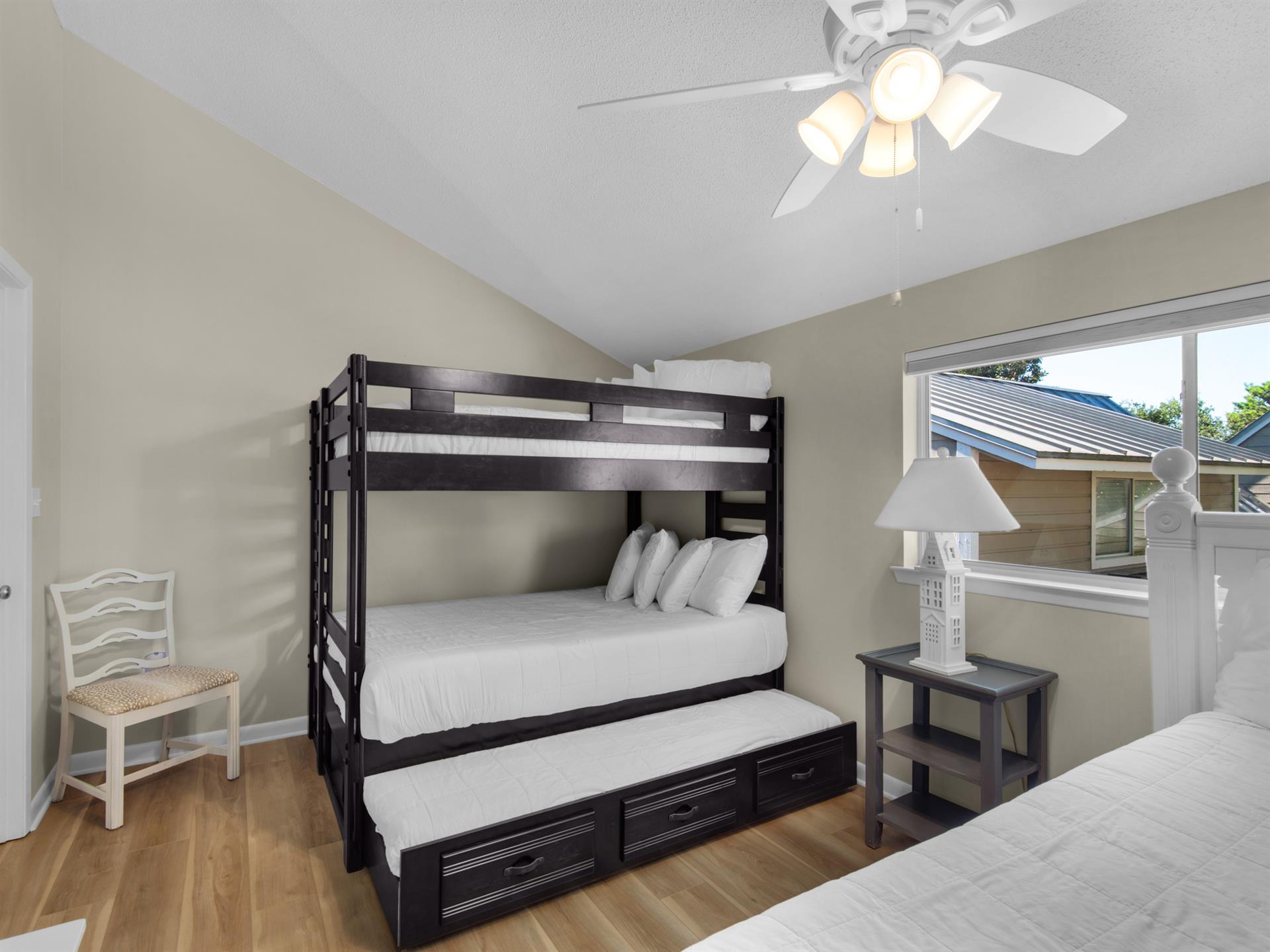 Bedroom 3 with Twin Over Full Bunk